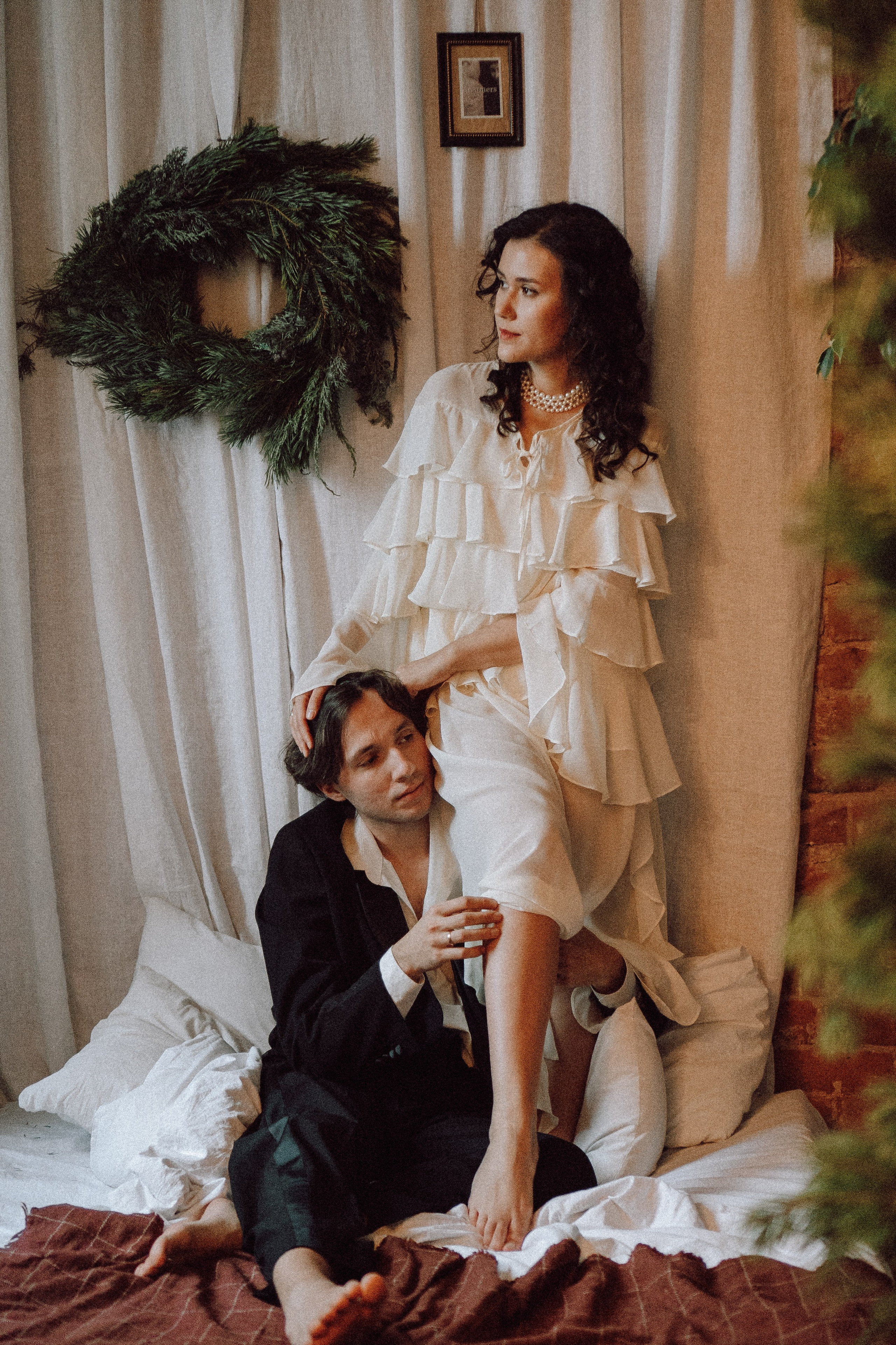 УТРО ЖЕНИХА И НЕВЕСТЫ В ФОТОСТУДИИ И ОСНОВНАЯ ФОТОСЕСИСИЯ ЗИМОЙ. Профессиональный фотограф, Санкт-Петербург — Виктория Богомолова