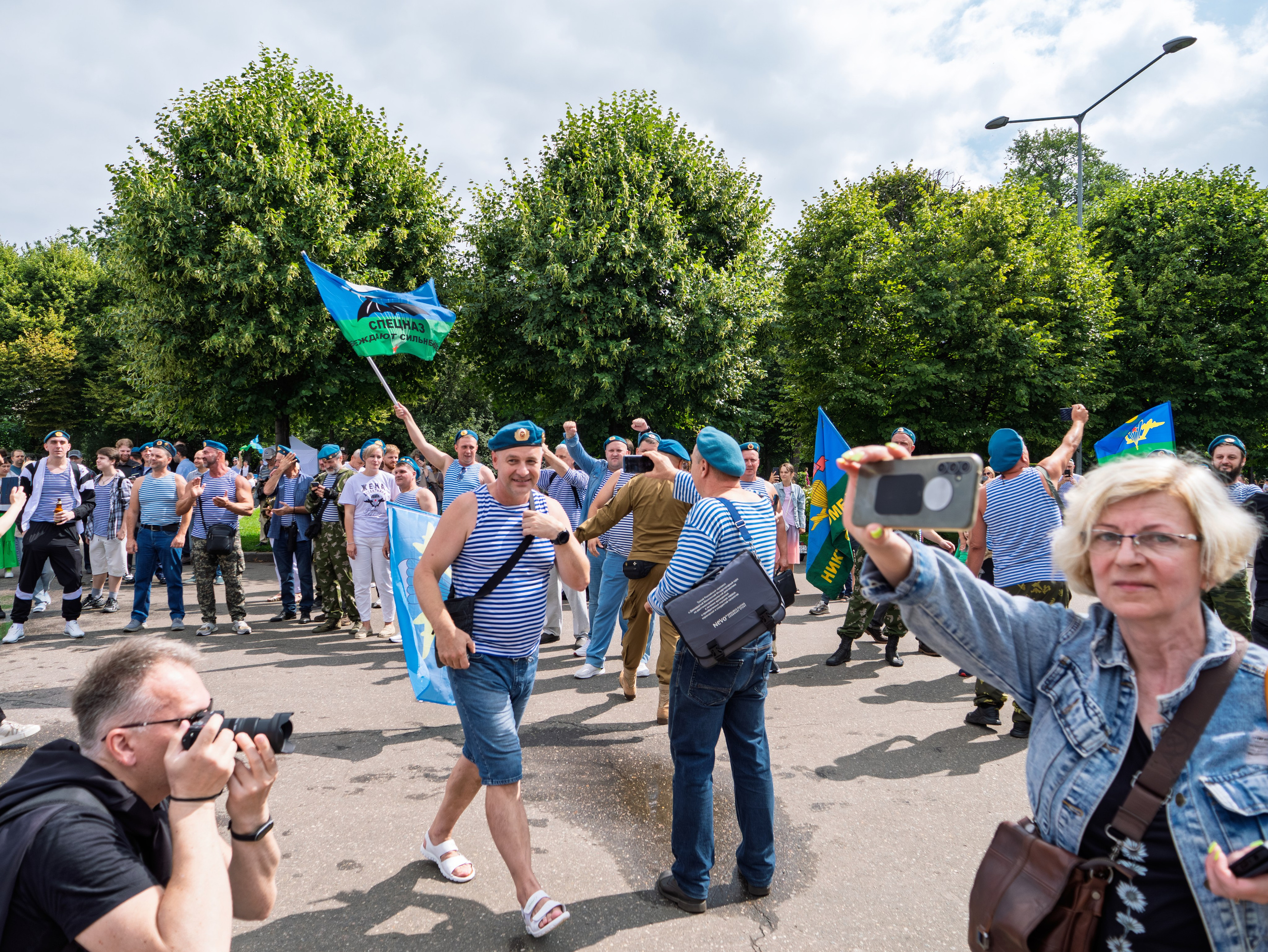 Празднование 95-летия ВДВ в парке горького 2 августа 2025 гола. Фотограф Никифоров-Гордеев Сергей. Москва и МО