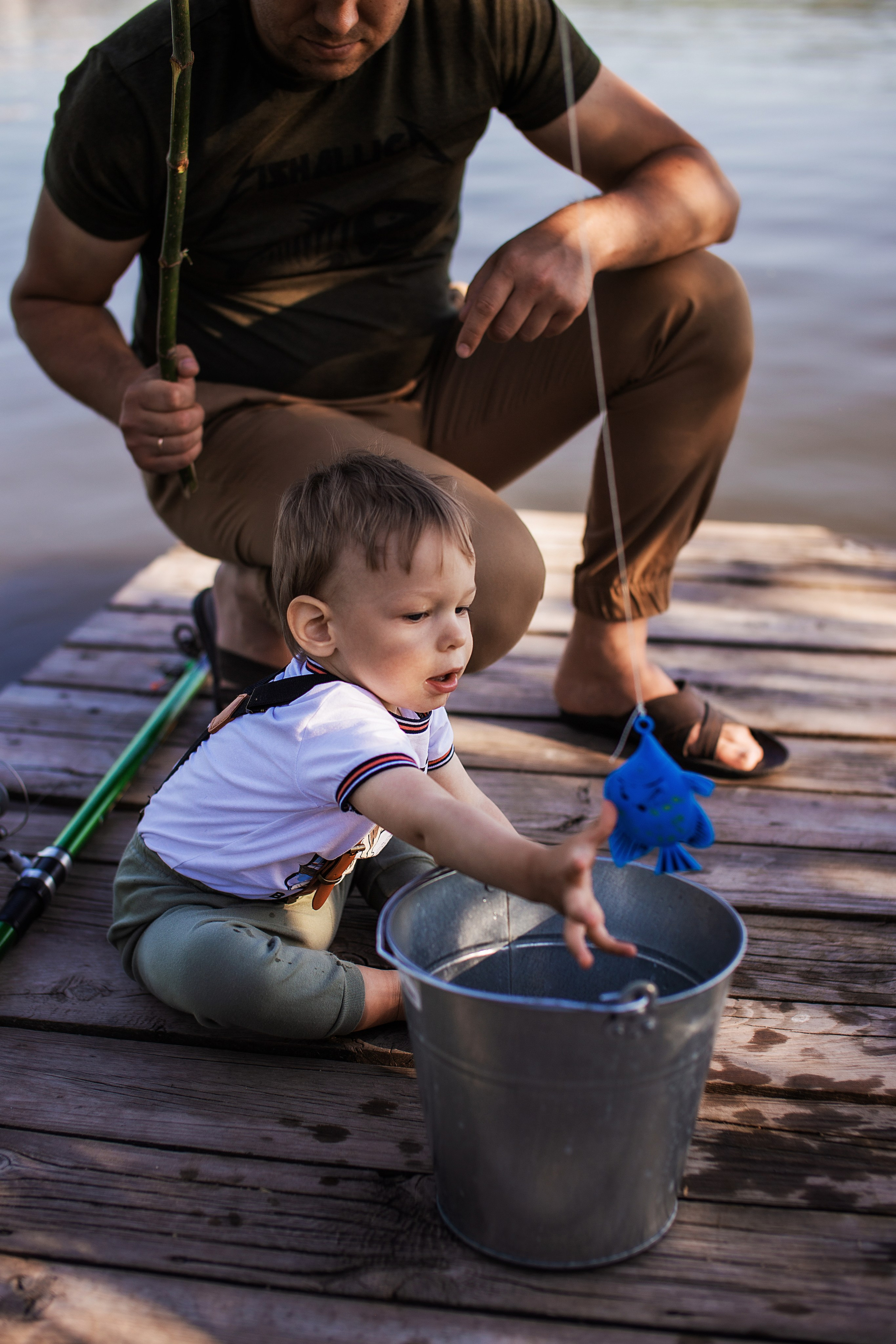 На рыбалке. Семейный фотограф в Саратове
