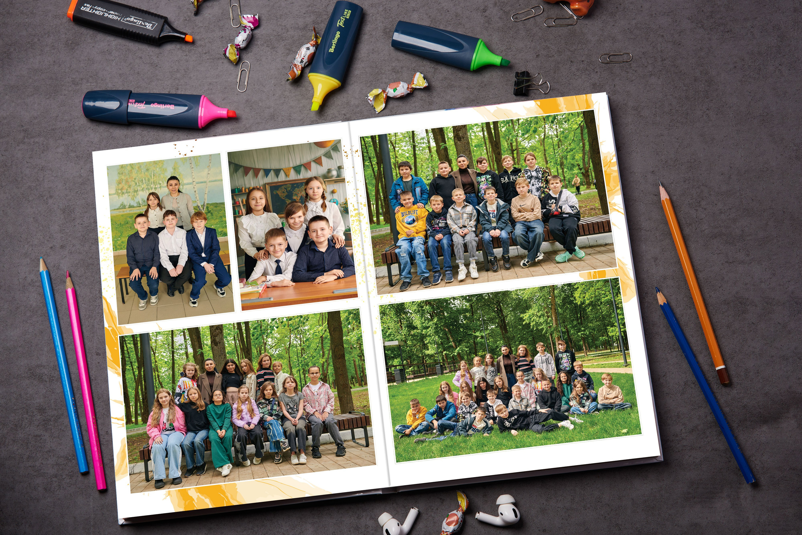 1. Школьный фотограф в Туле Владимир Греков. Выпускные альбомы