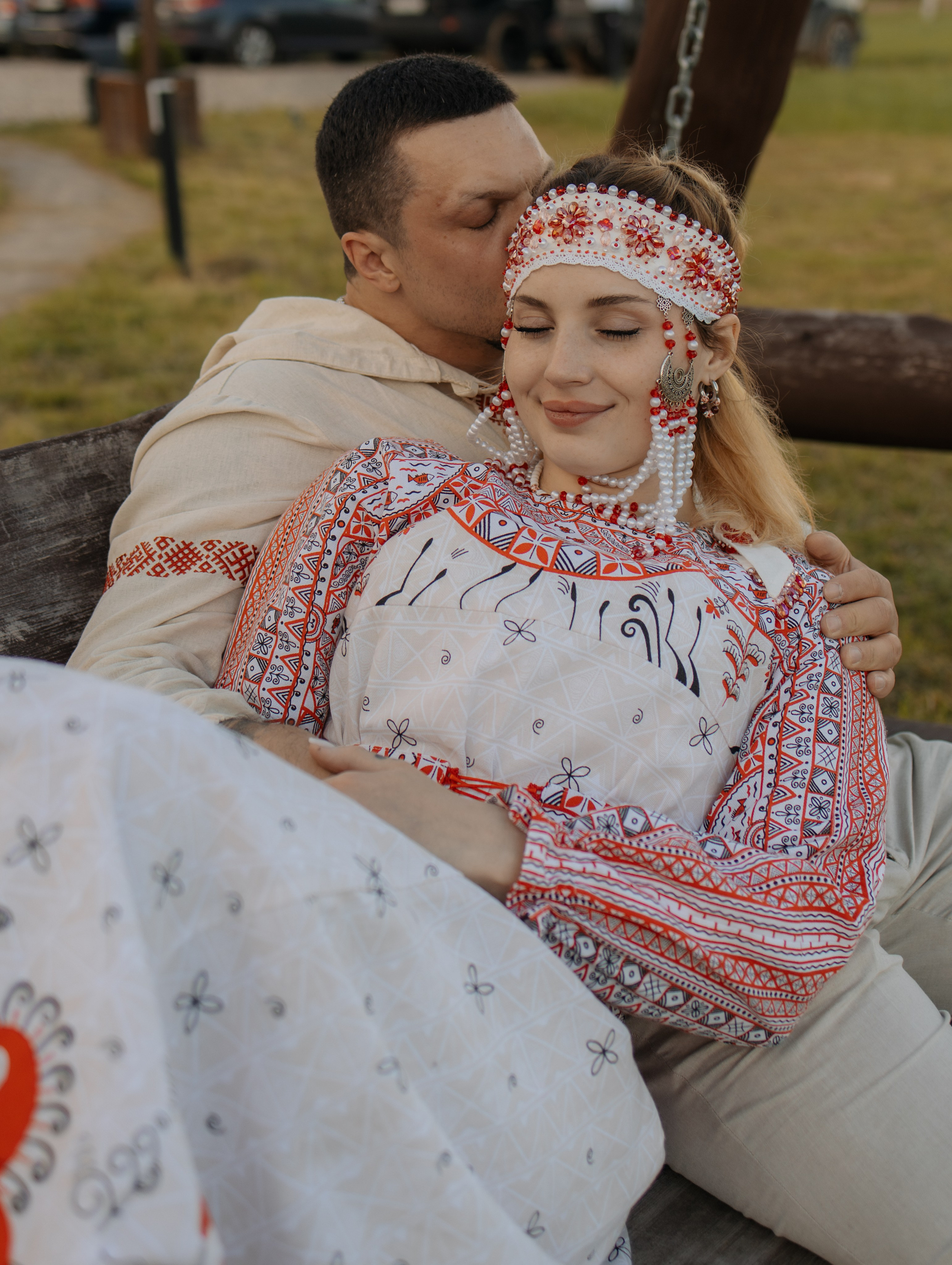 Яркая летняя свадьба в русском стиле Александр и Яна. Фотограф Углич и Ярославль Ольга Тятюшкина