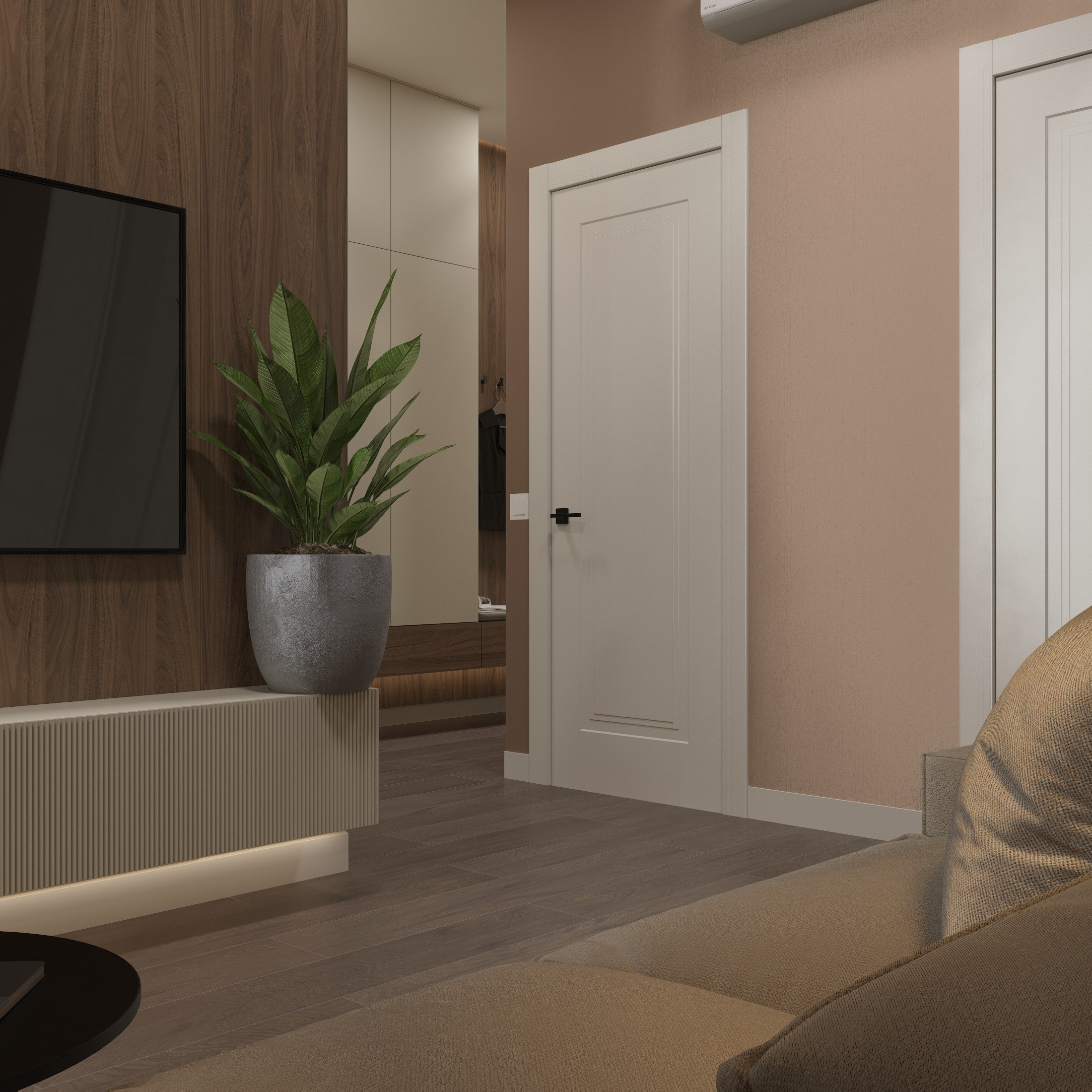 3д визуализация кв. 55 м² г. Курск. Ксения. 3D‑визуализатор