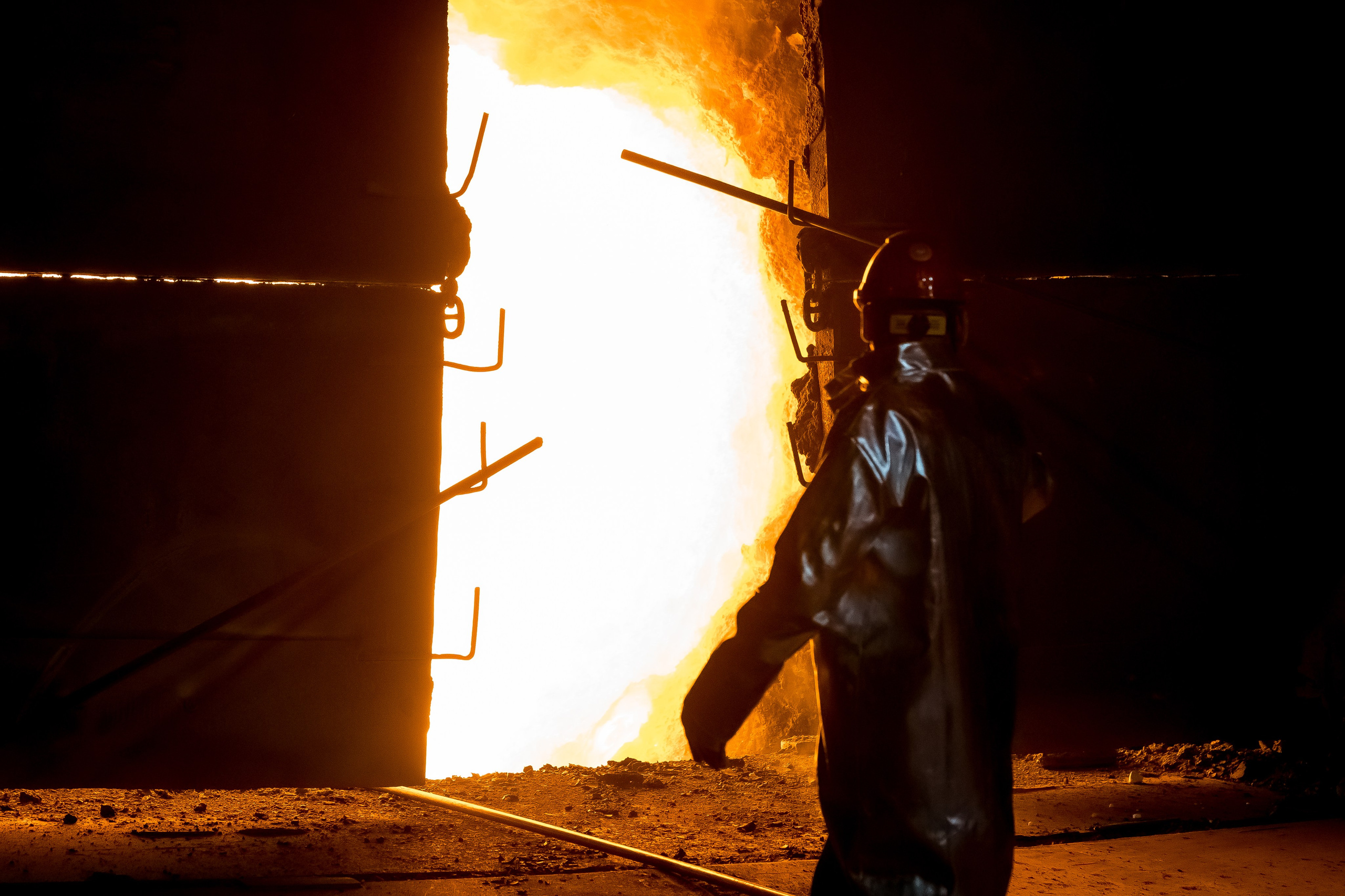 ККЦ выплавил 900-миллионную тонну стали. Сергей Петруша. Фотограф