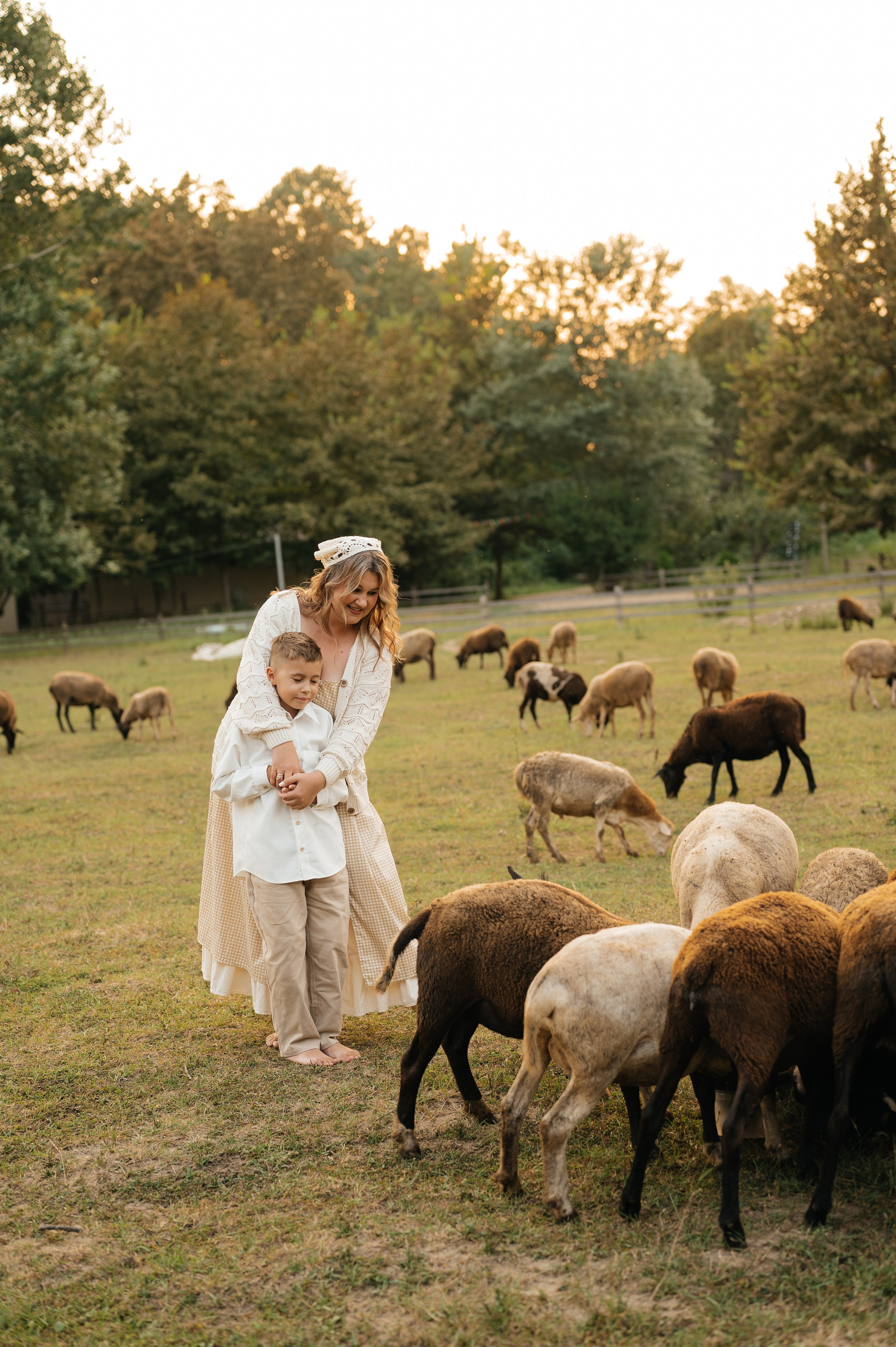 Семейная фотосессия на ферме. Свадебный и семейный фотограф в Краснодаре Алина Мельник