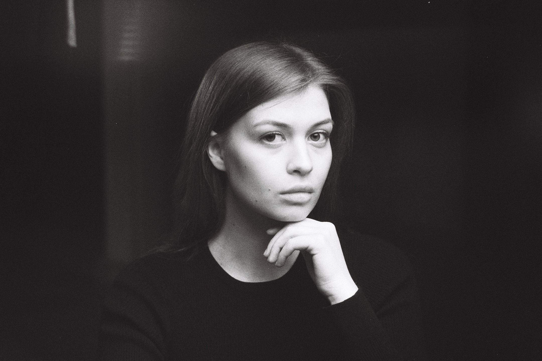 круаный портрет фото на пленку