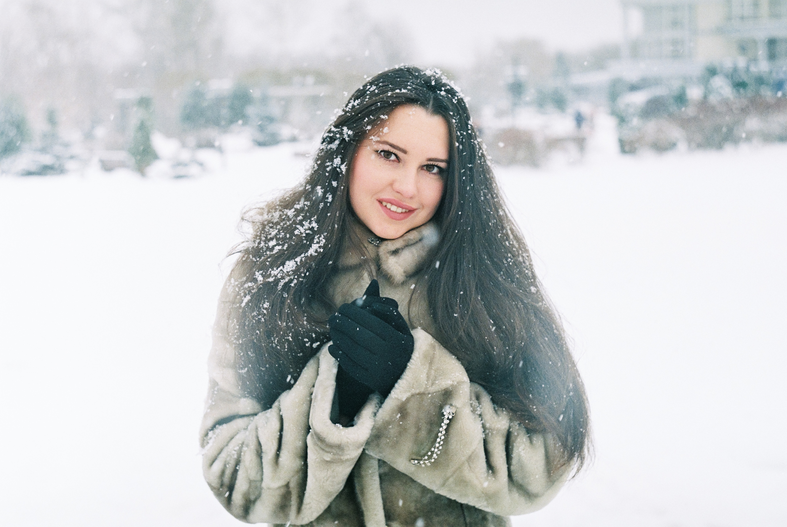 фотосессия на пленку зима зенит гелиос ретро