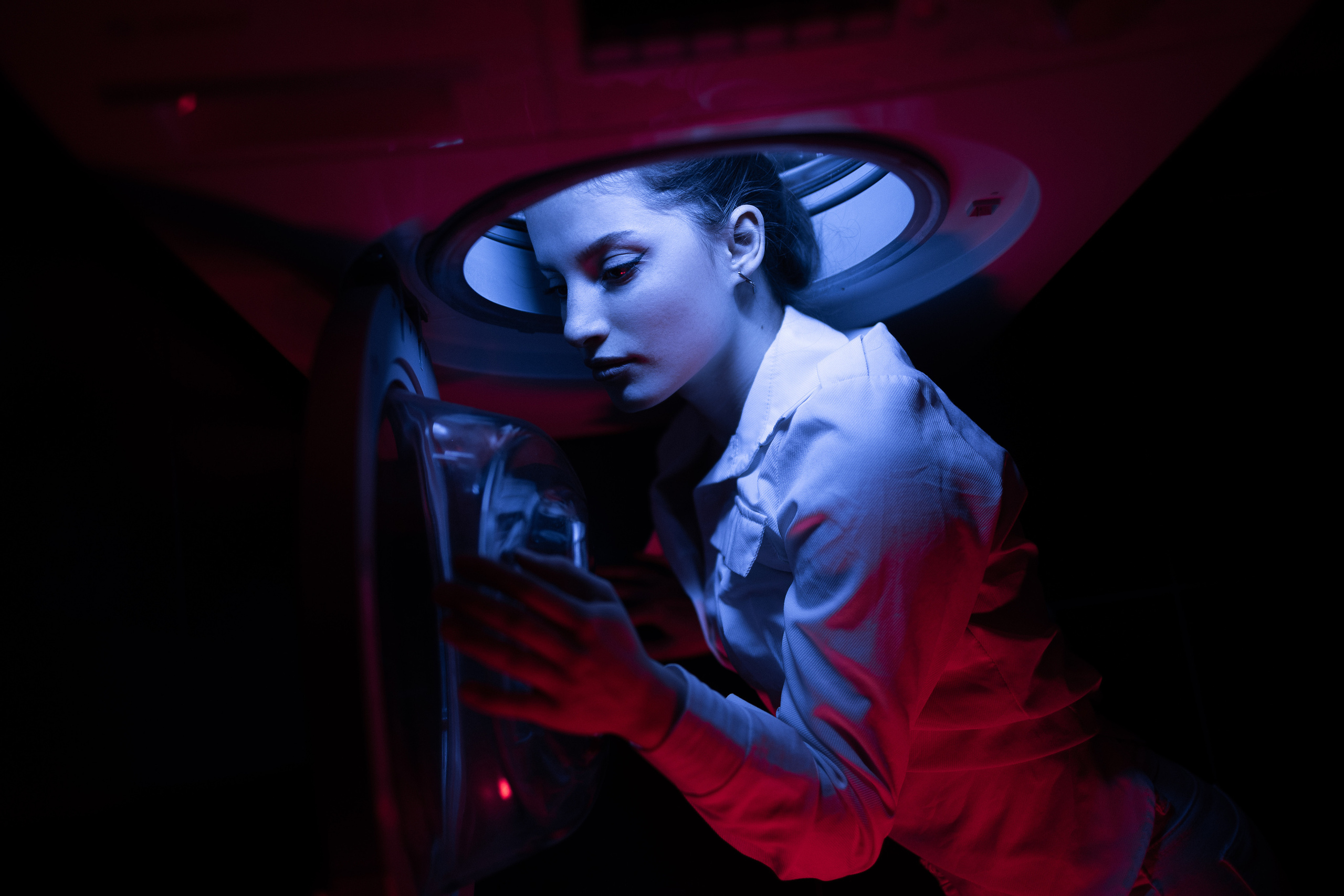 фотосессия стиральная машина стиралка застряла godox годокс цветной свет