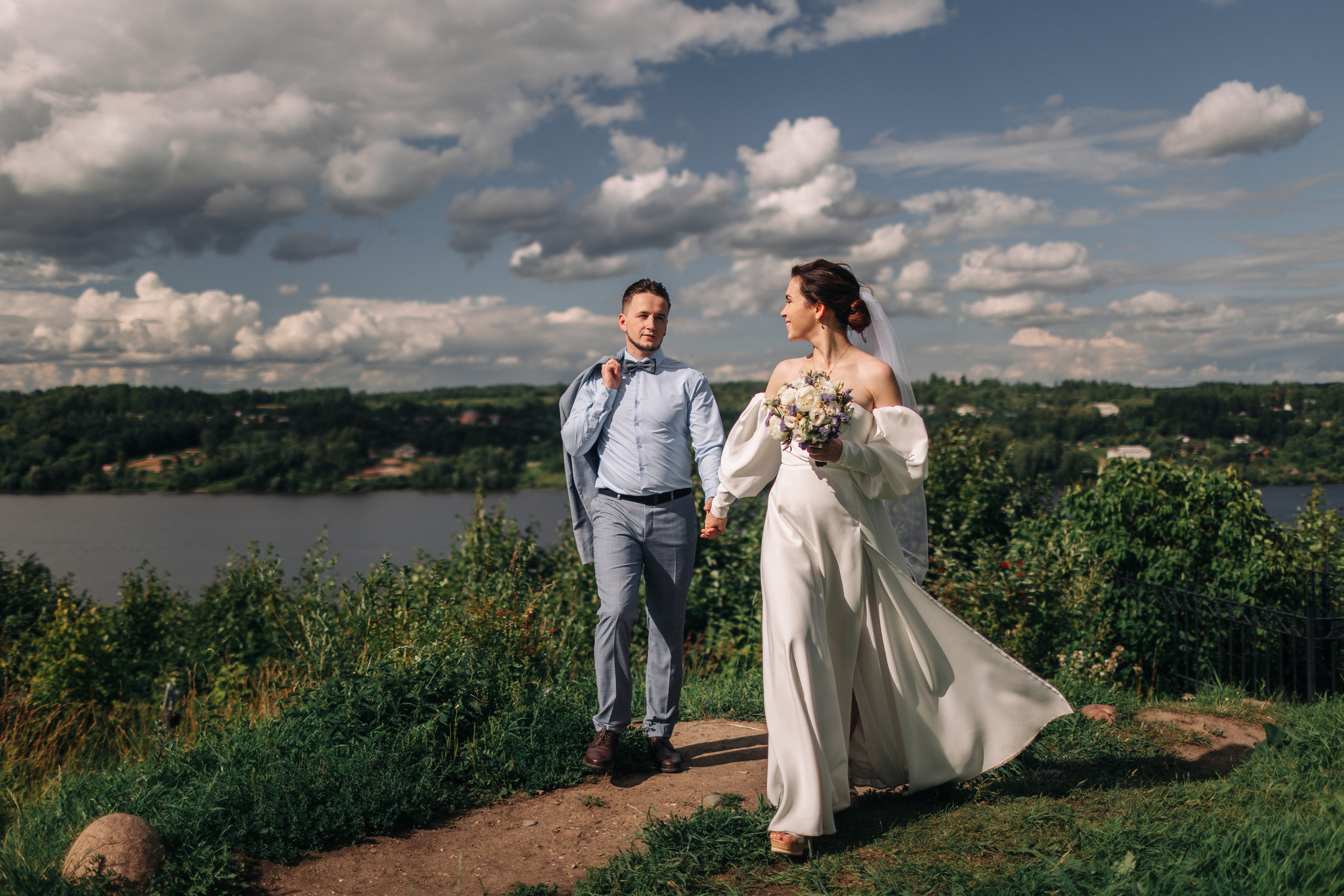свадьба с видом на реку пейзаж павлинский иваново