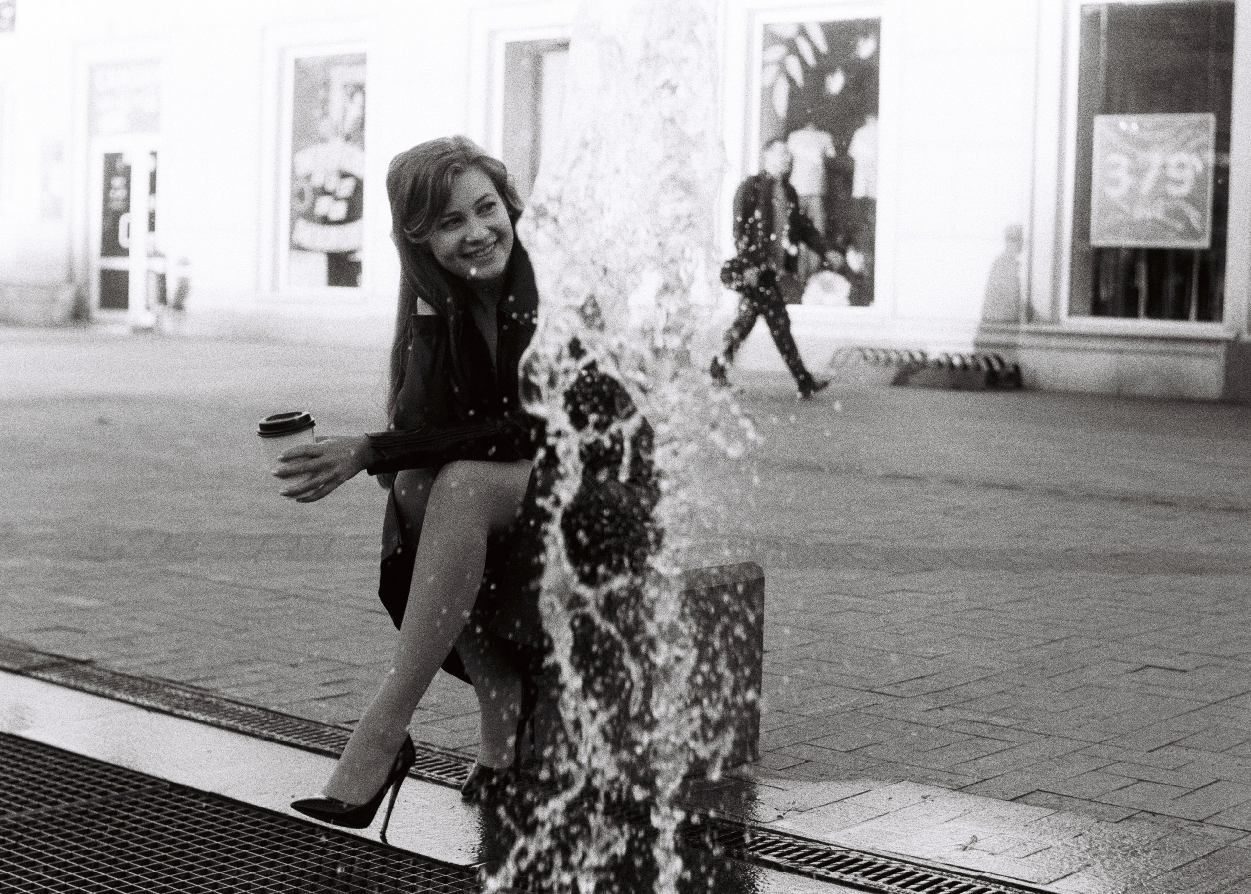 в фонтане фотосессия