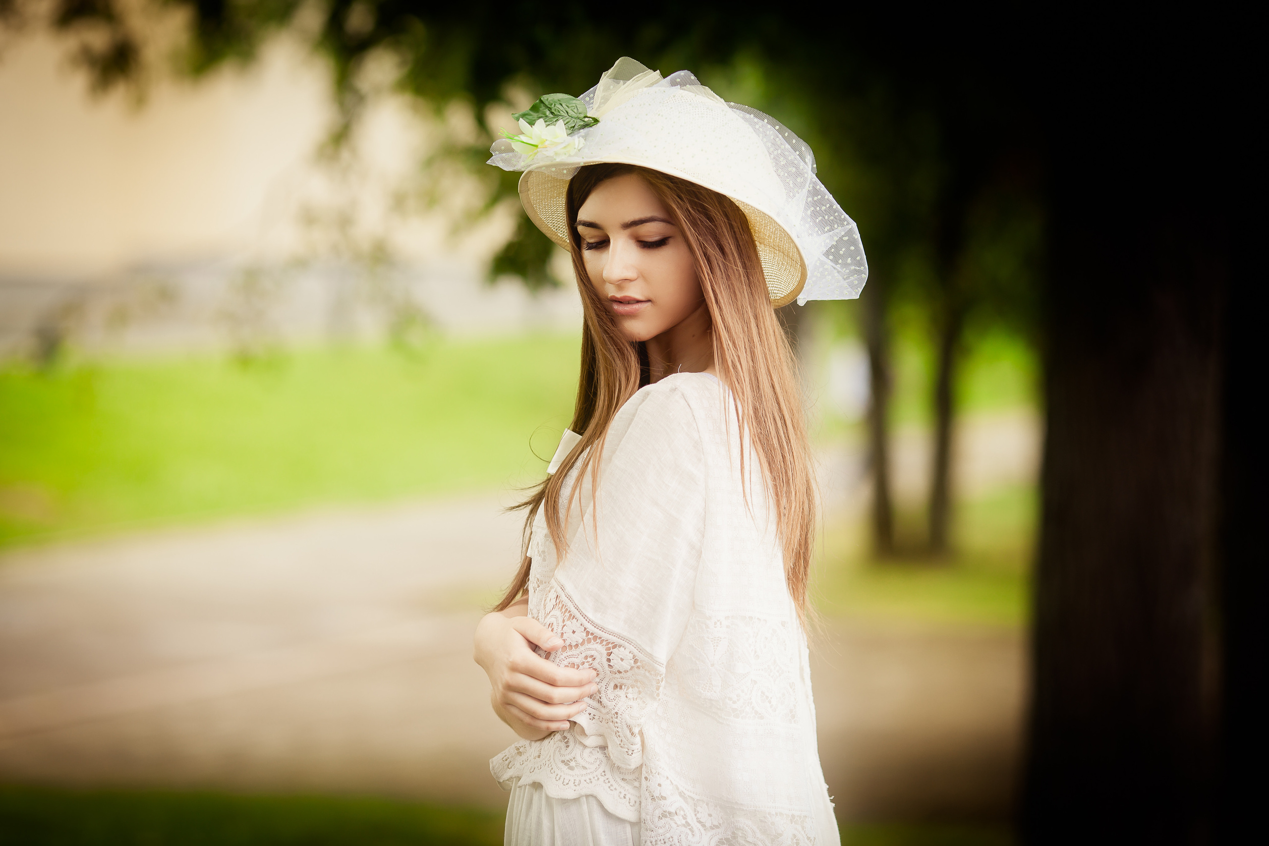 фотосессия в шляпе лето ретро кинешма павлинский