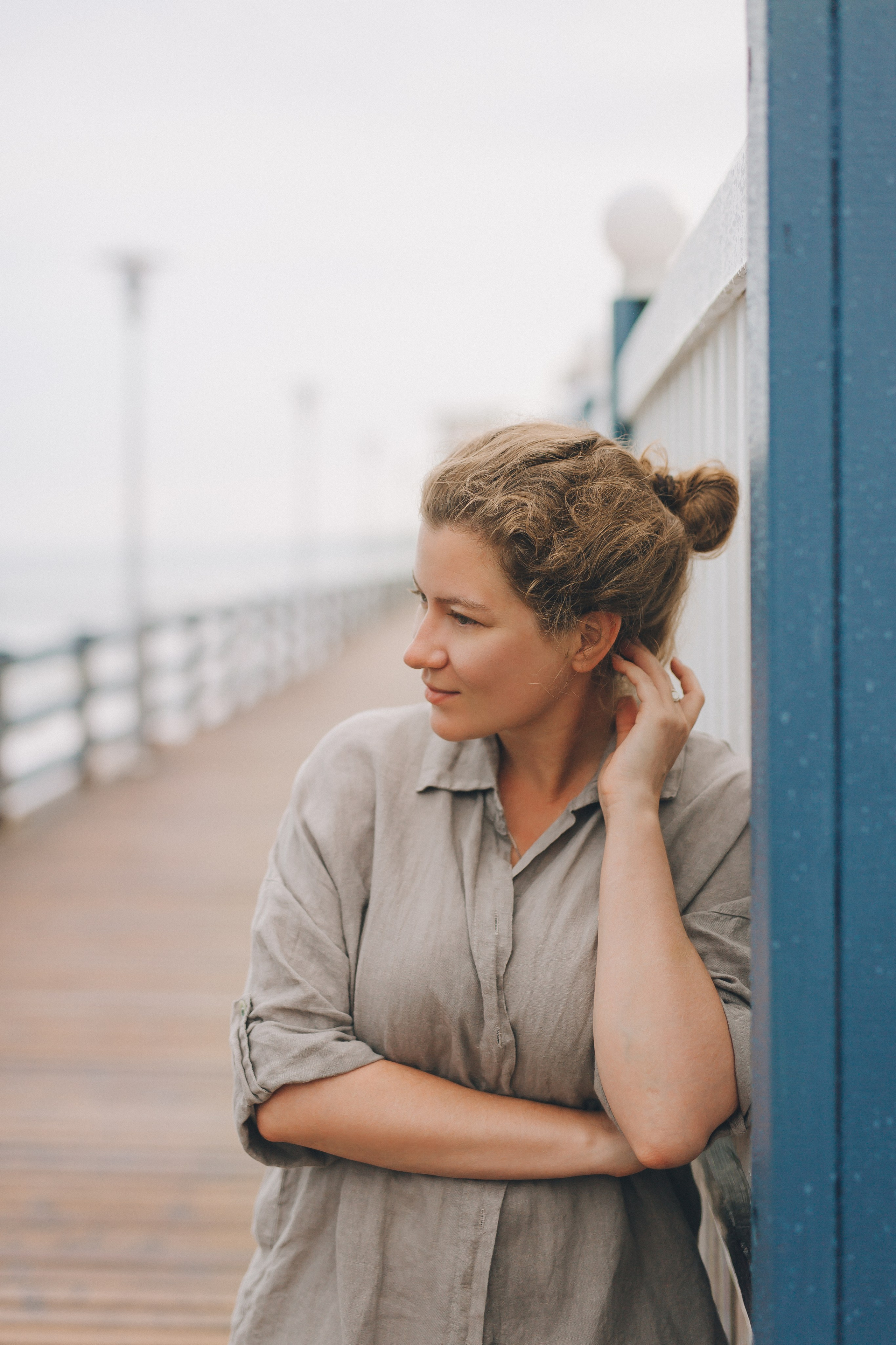 Мария и фотопрогулка в ненастную погоду. Фотограф Зеленоградск Красильникова Елена