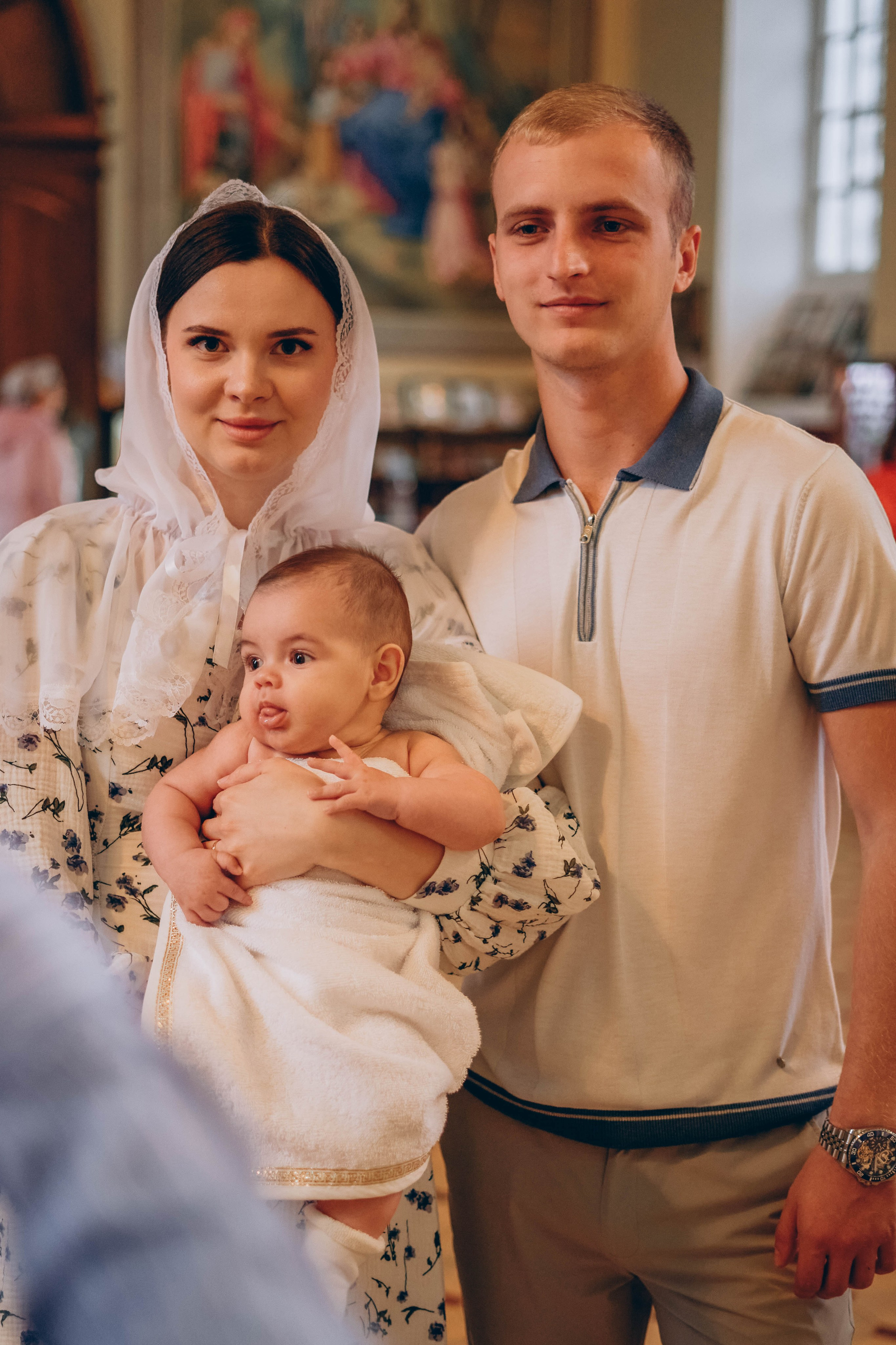 Таинство крещения Мирона