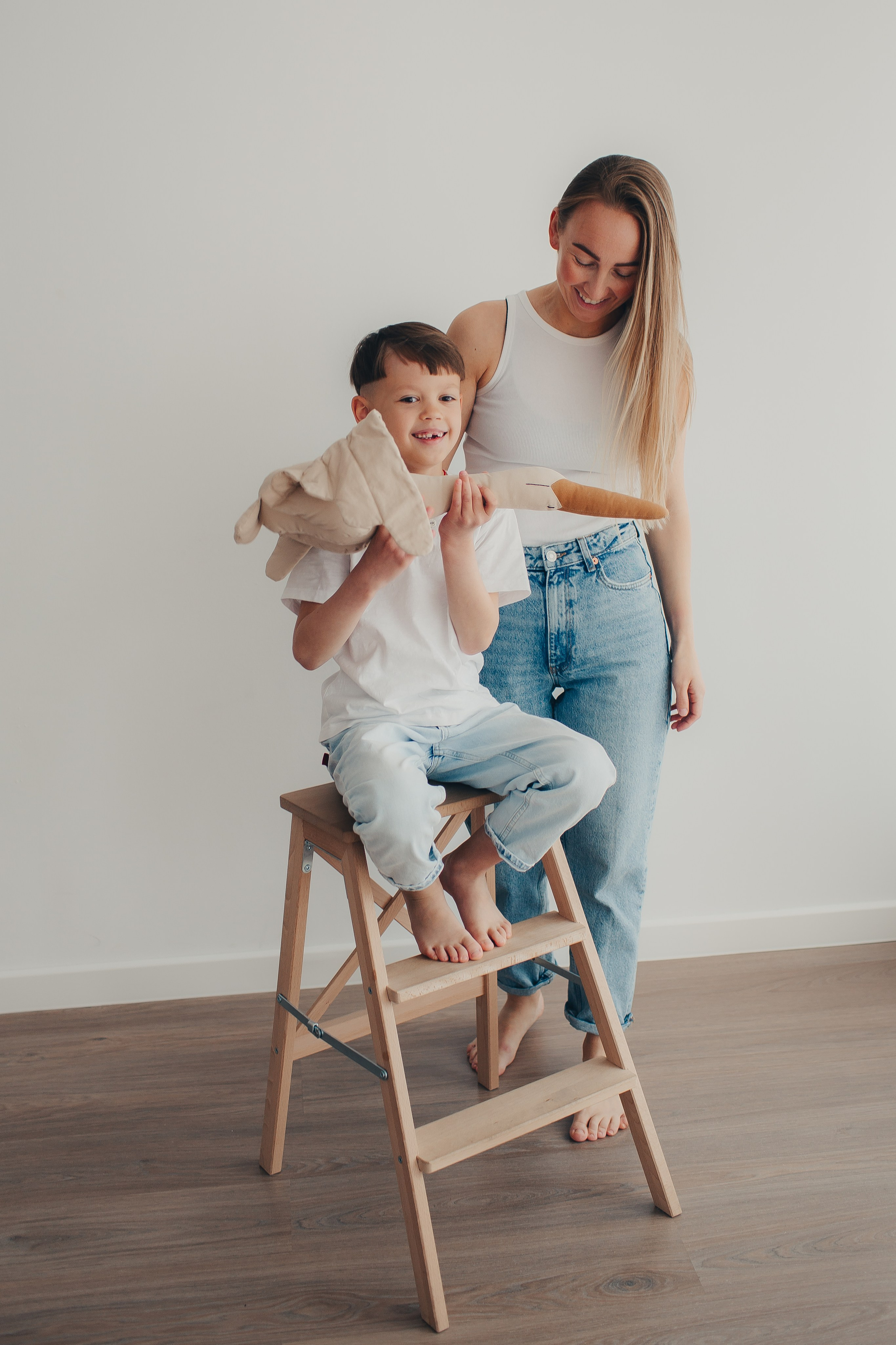 Семейная фотосессия в студии. Фотограф Евгения Мальцева, Архангельск