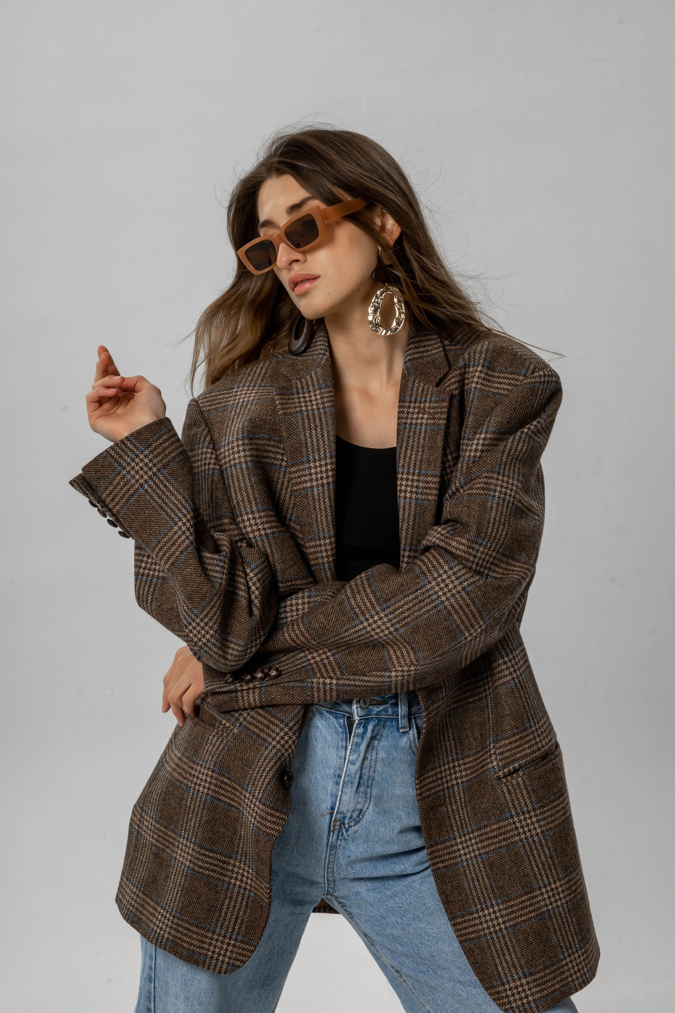 Имиджевая женская фотосессия, стильный образ, smart casual