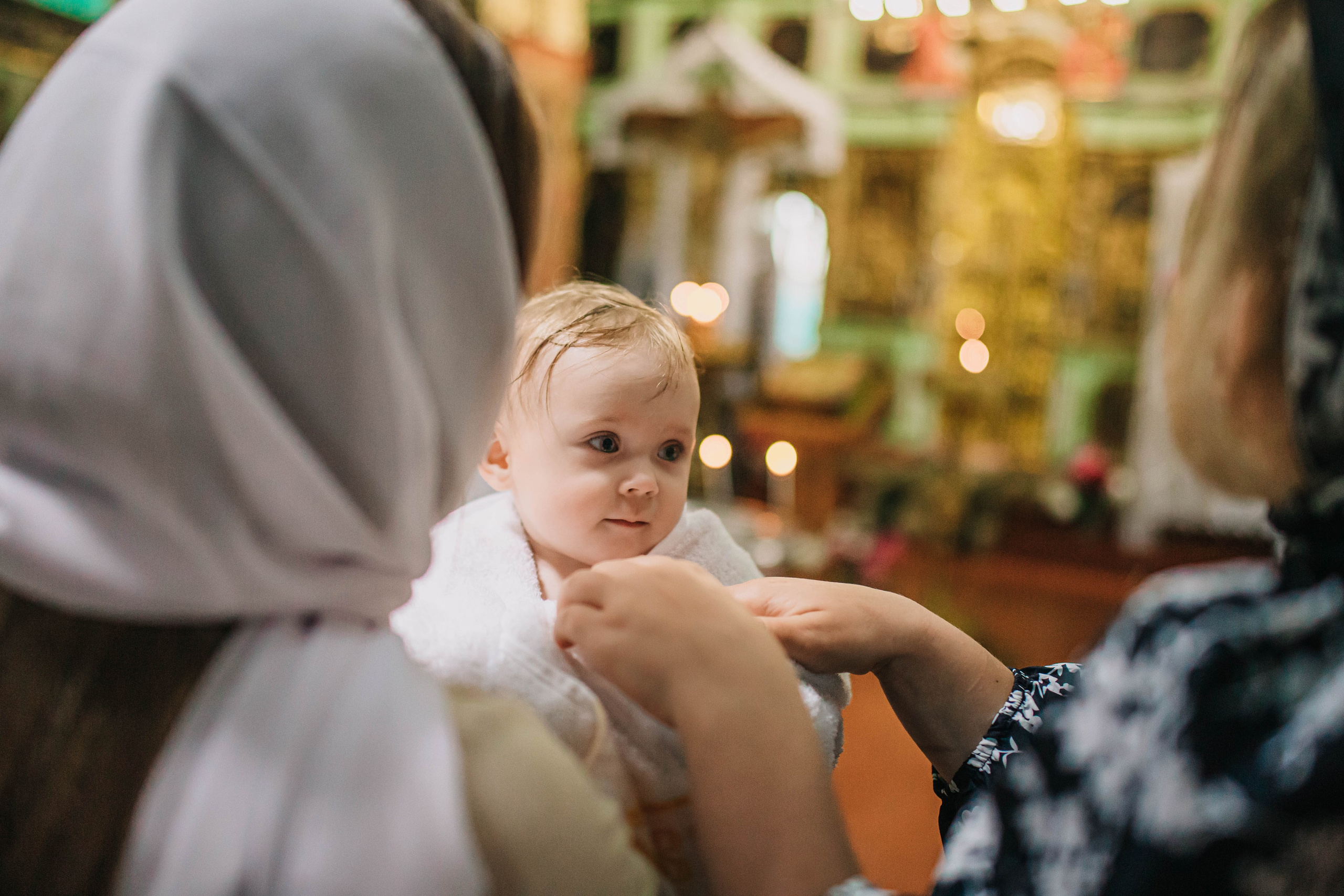 Крещение Варвары. Фотограф Дарья Маташкова
