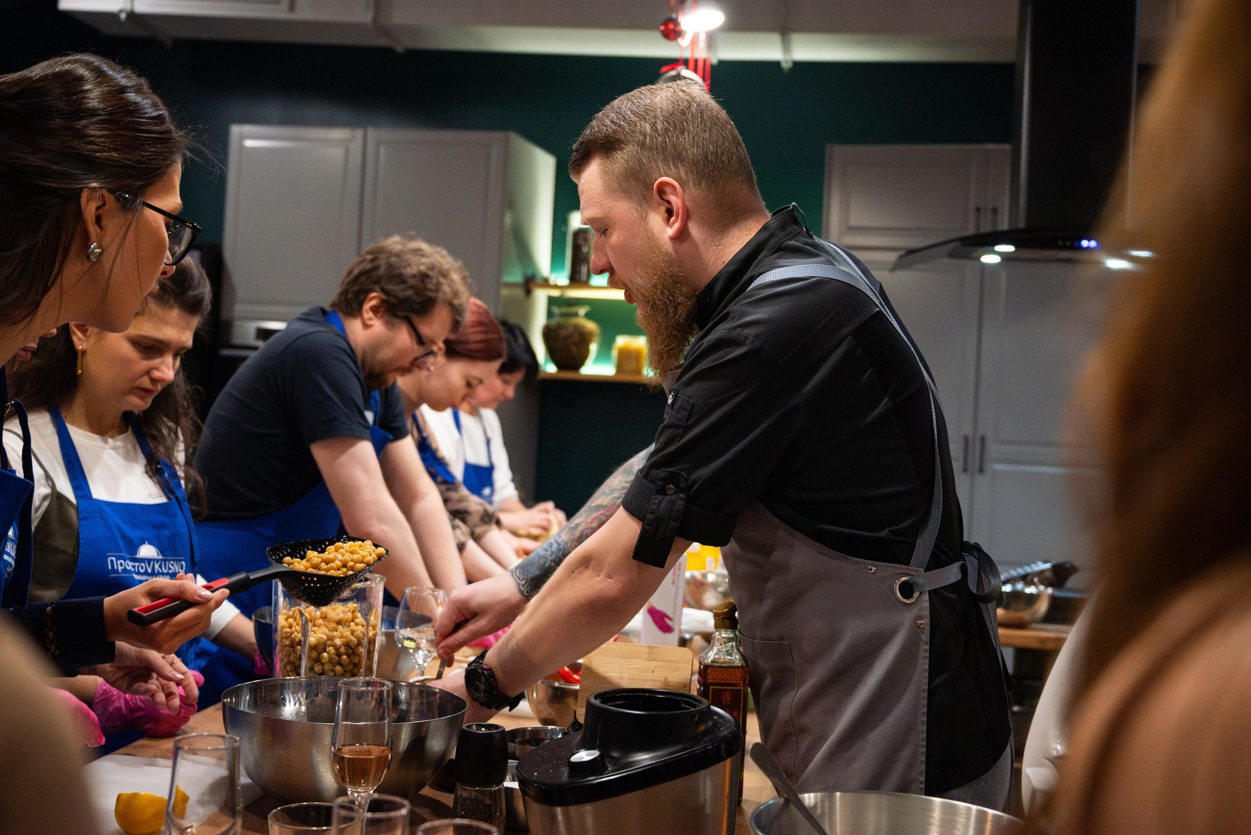 Кулинарный мастер класс. Фотограф мероприятий в Москве