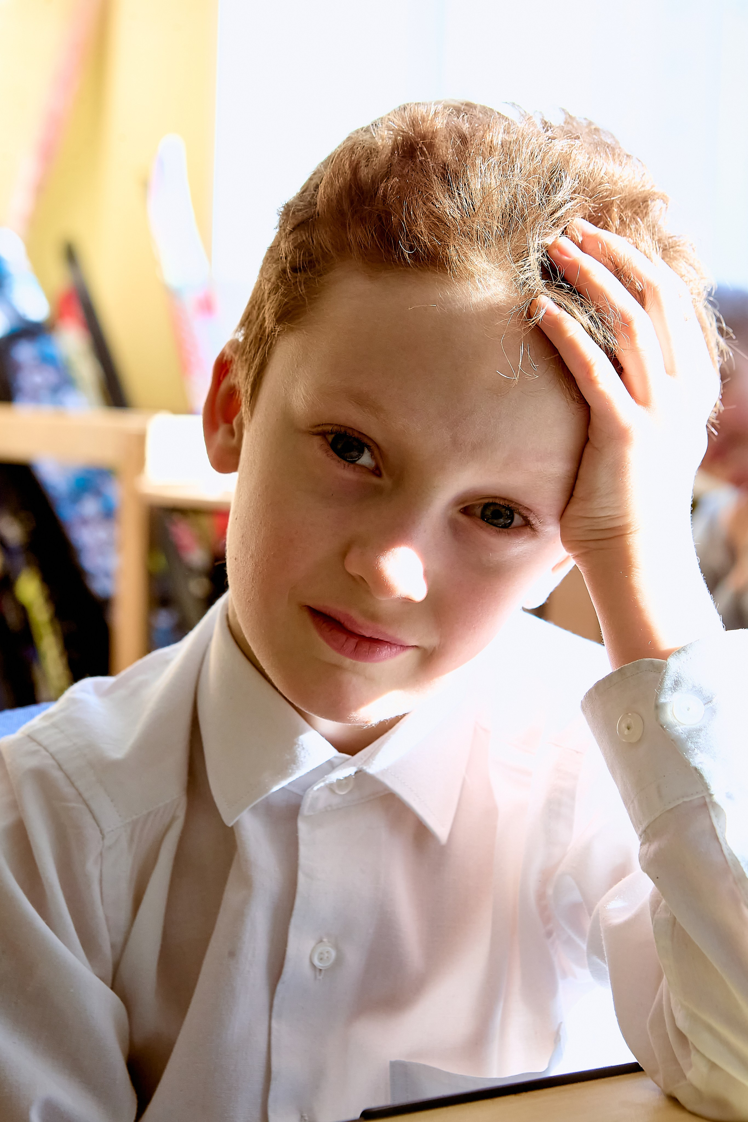 Классный час в православной Гимназии. Православный портретный и детский фотограф Николай Голованов г. Дзержинск