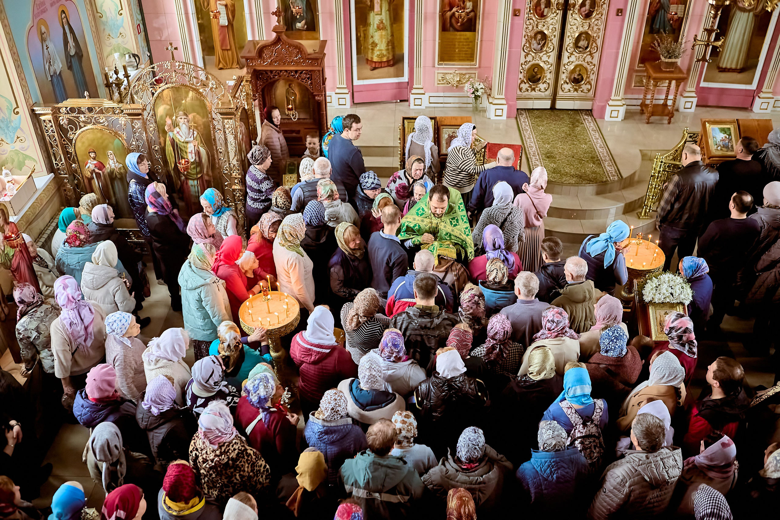 Праздничное богослужение Вход Господень в Иерусалим.