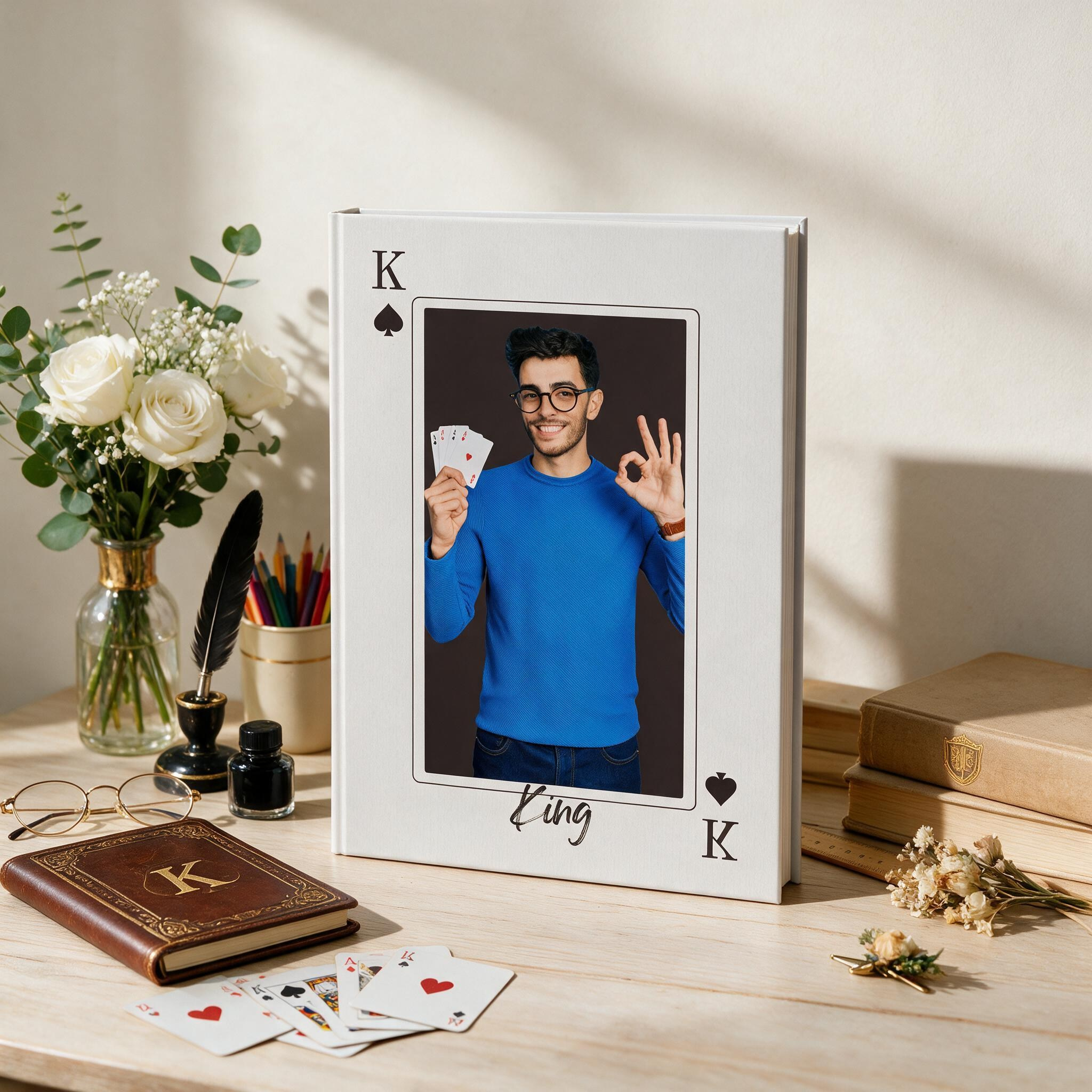 050 Playing Card. Дизайны, psd шаблоны школьных и выпускных альбомов и обложек