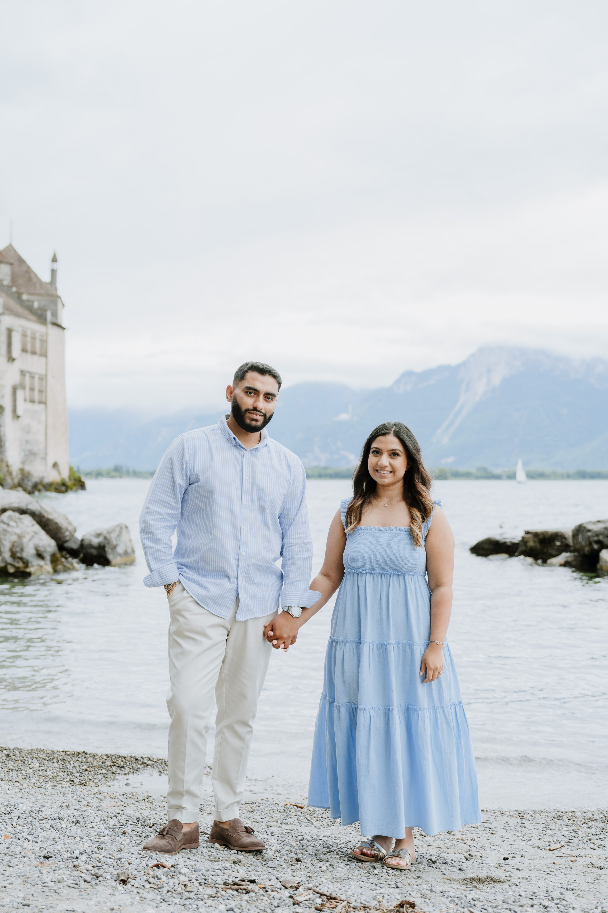 Krishna & Ravi | Proposal Montreux. Professional Wedding Photographer Geneva & Romande Switzerland | Tanya Creator