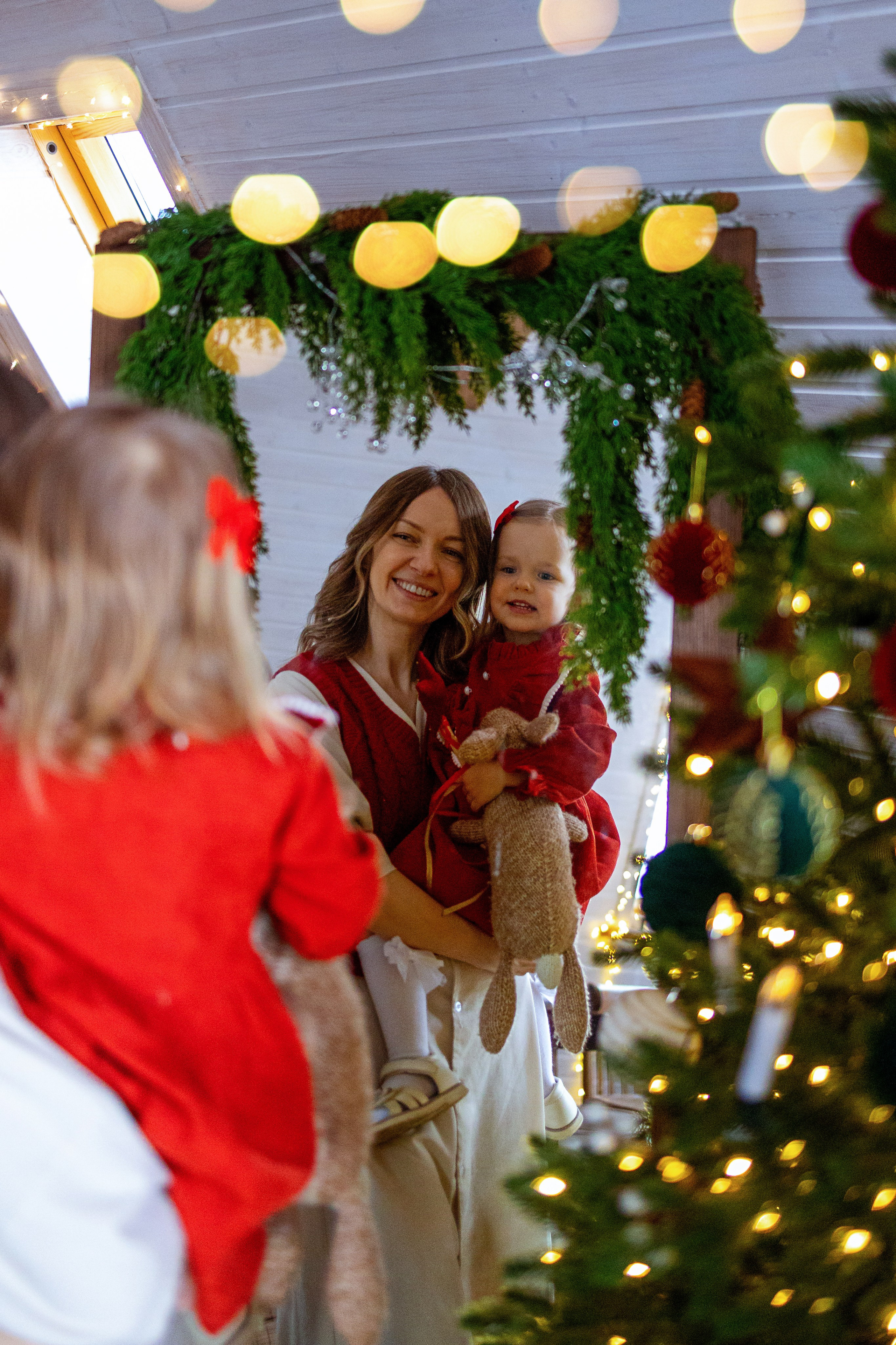 Новогодняя история. Мама и дочка. Фотограф Ульянкина Мария