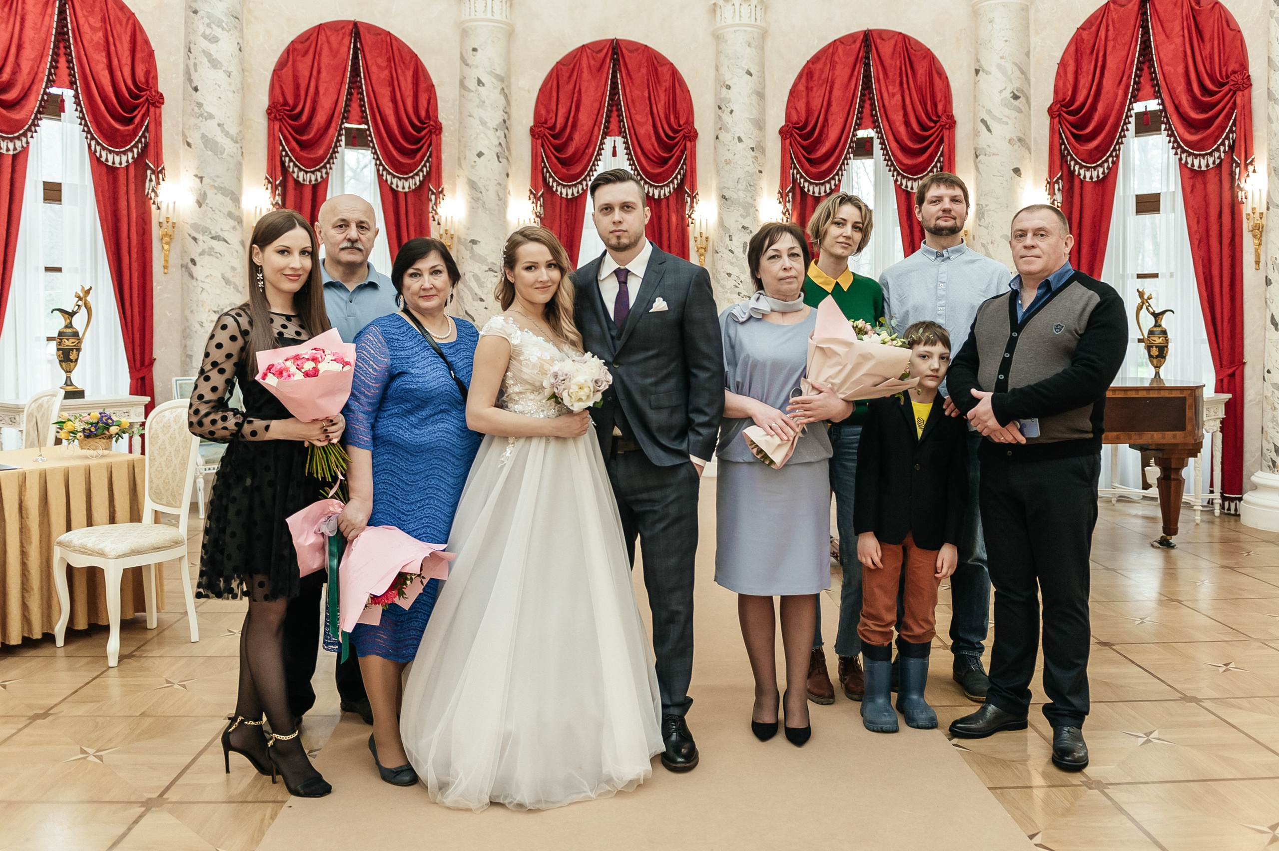 Регистрация брака и свадебная фотосессия в музее-заповеднике Остафьево. Свадебный фотограф Москва — Сергей и Татьяна