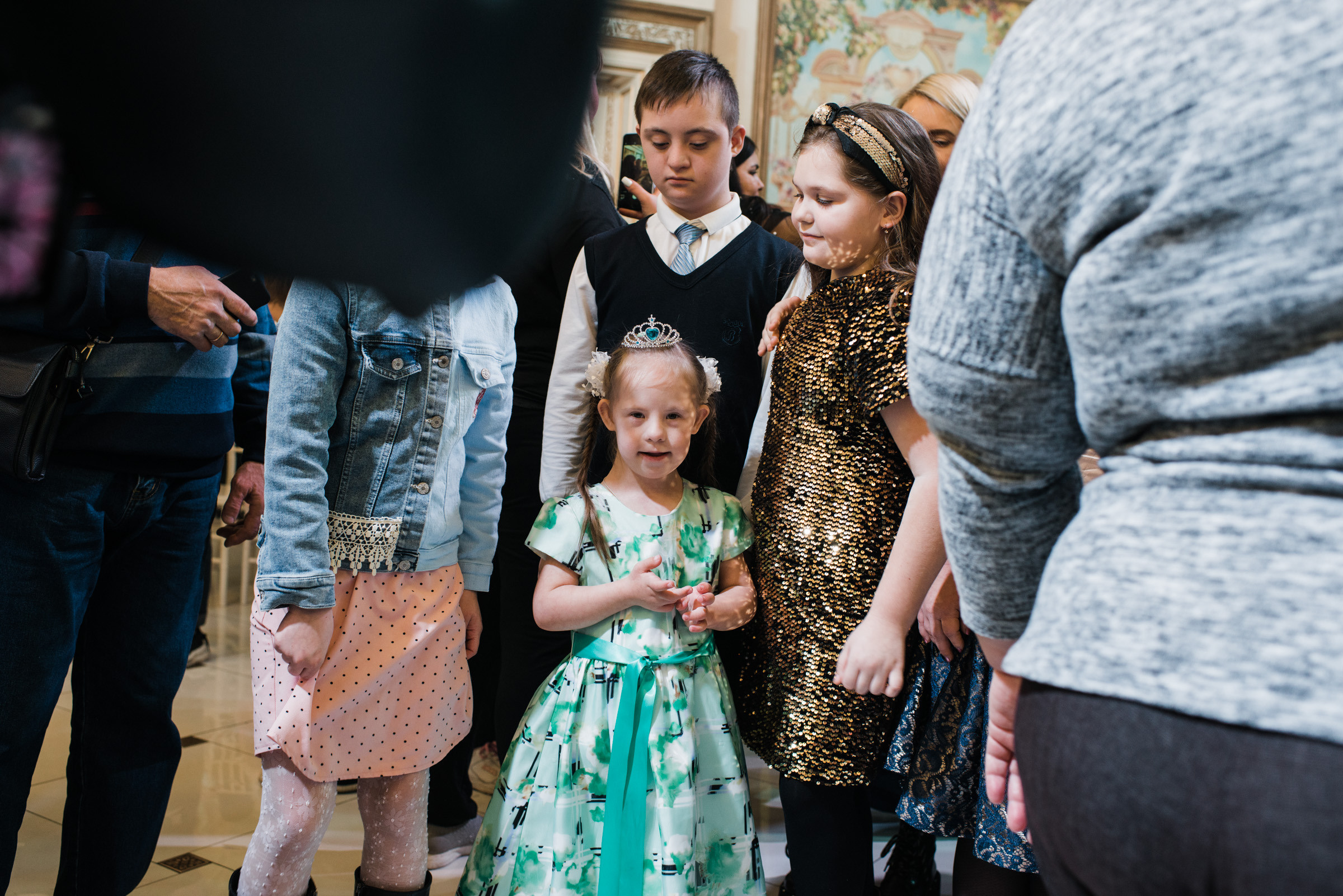 Ёлка с сердцем / Благотворительная ёлка для детей в Версале. Фотограф Алутера Ирина