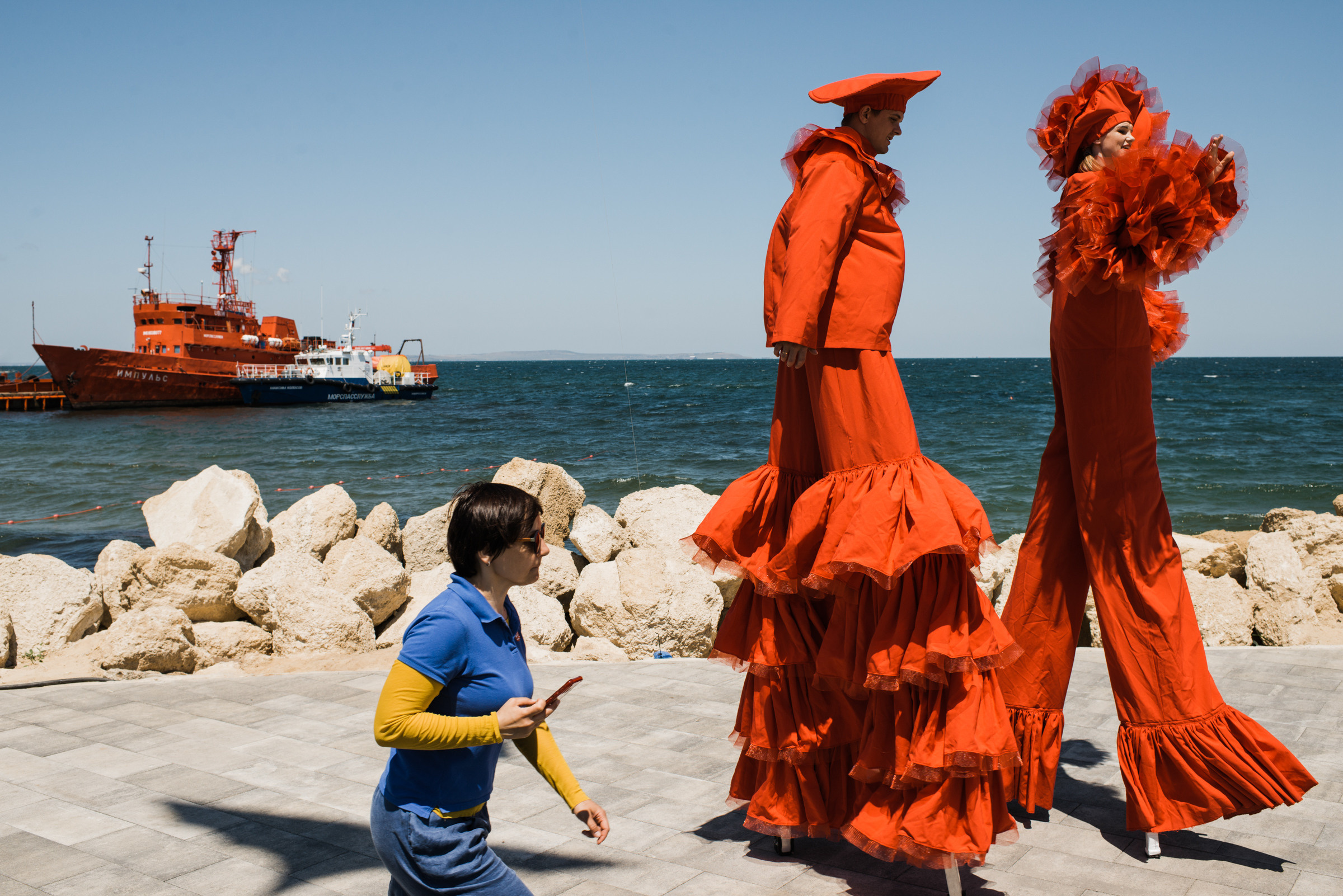 Тамань / Открытие пляжа. Фотограф Алутера Ирина