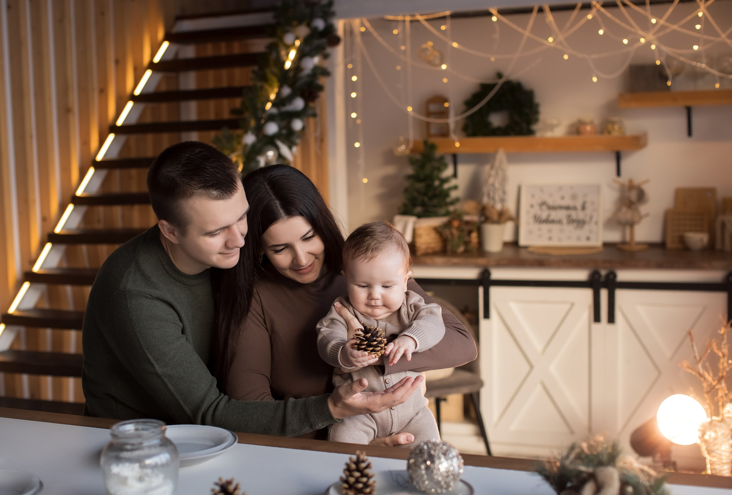 Первый Новый год. Семейный и детский фотограф в Саратове Полина Коткина