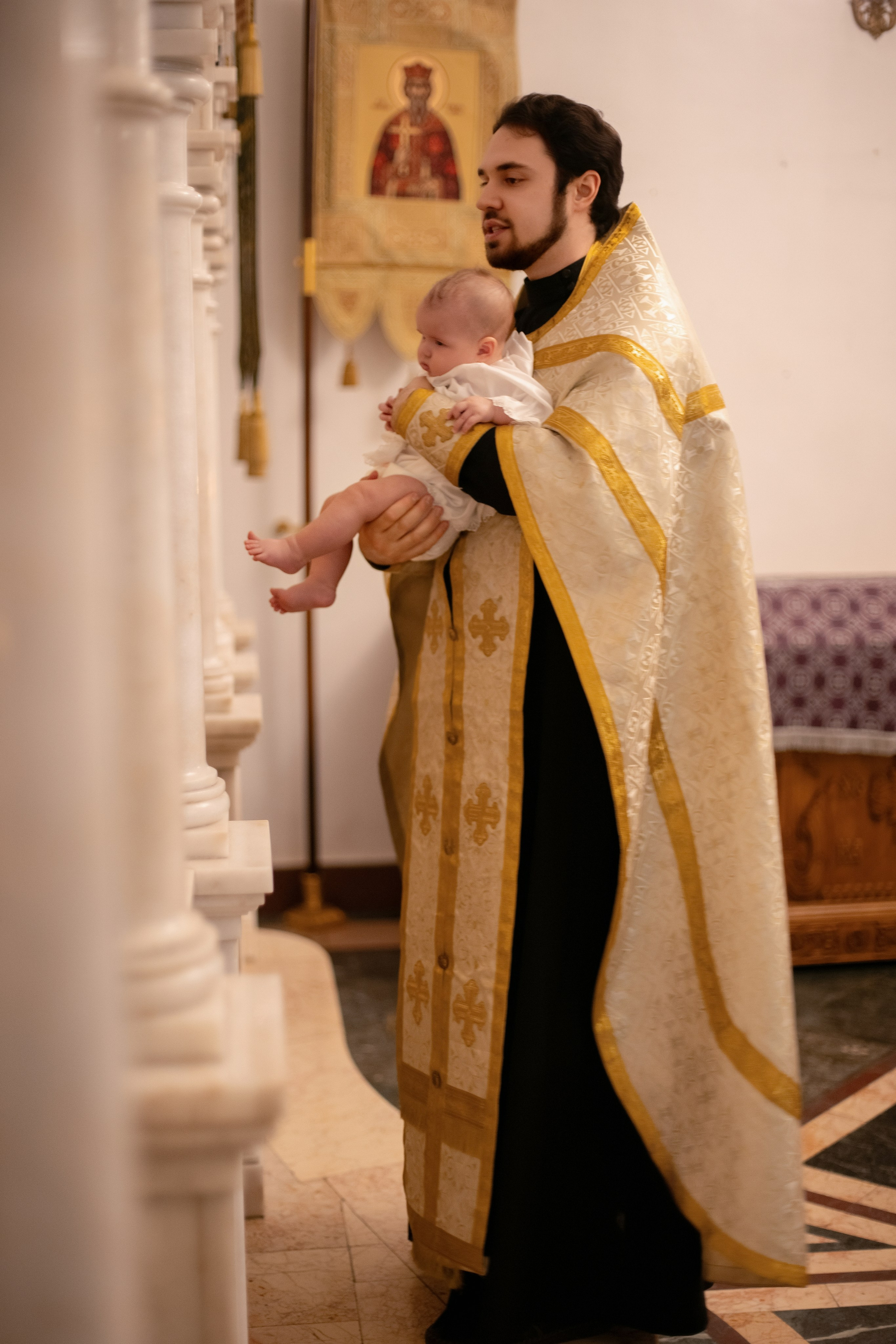 Таинство Крещения. Фотограф новорожденных в Москве Кристина Ткач