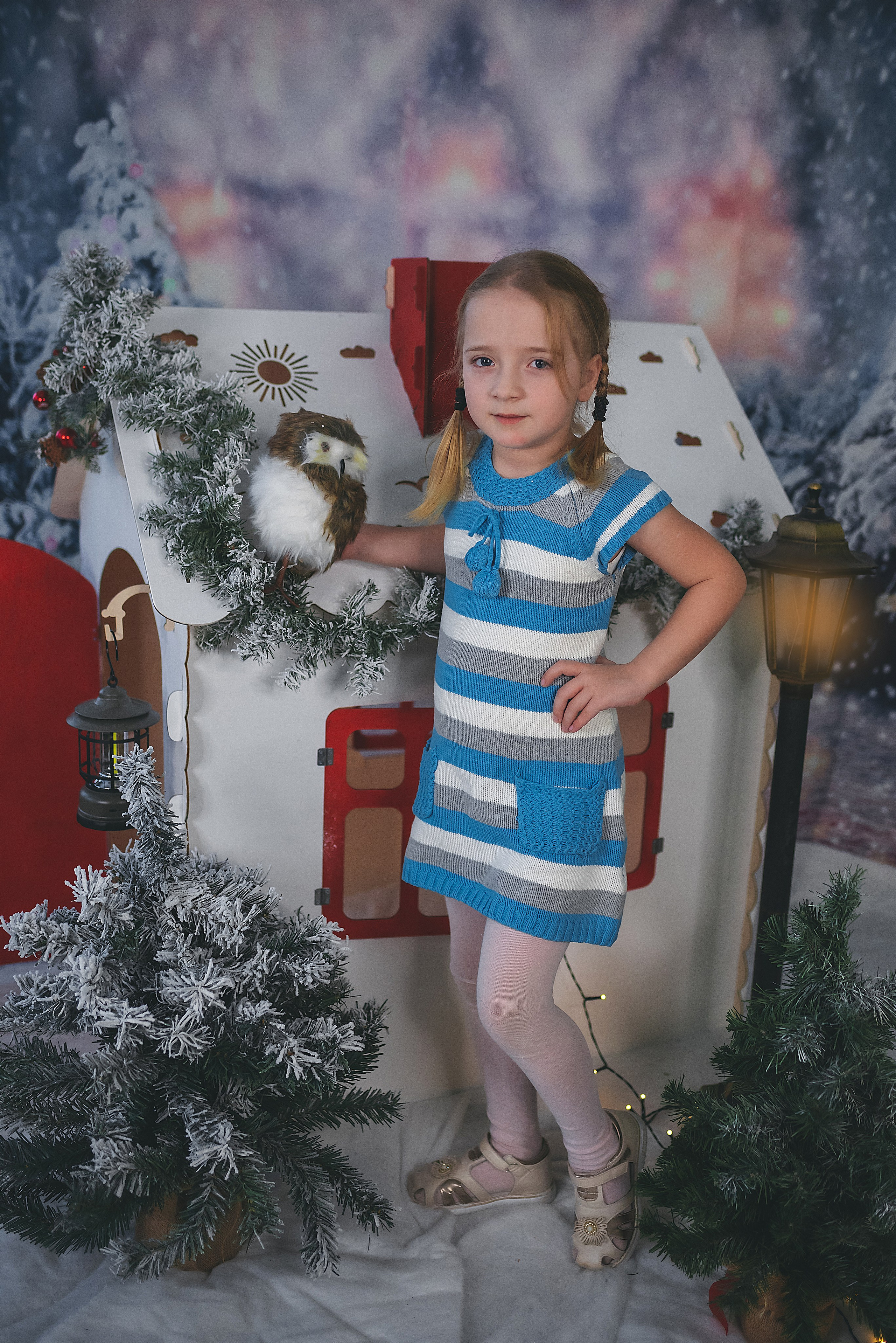 Проект «Новогодний домик». Семейный и детский фотограф в Тейково