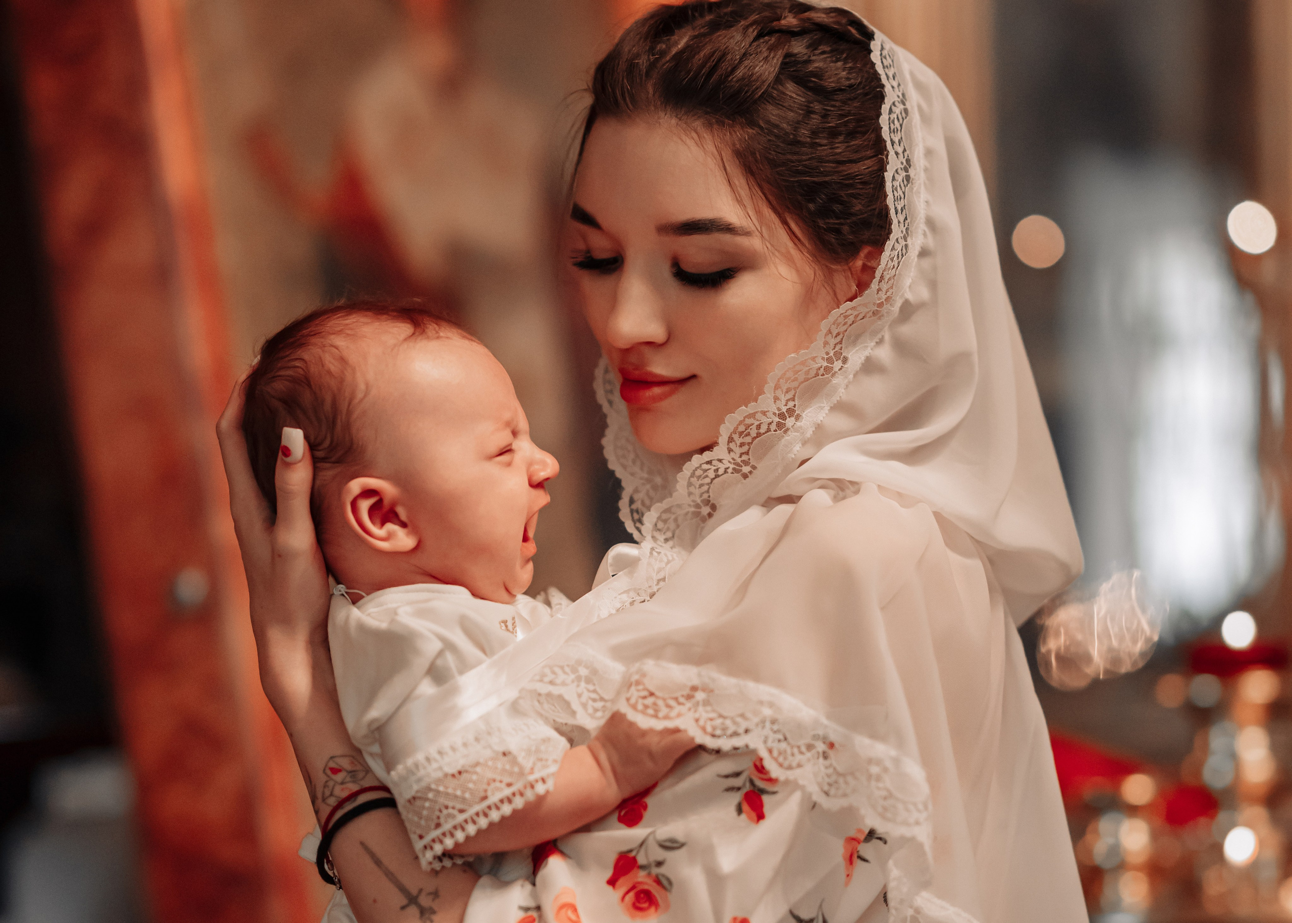 Таинство Крещения. Крамер Юлиана детский и семейный фотограф