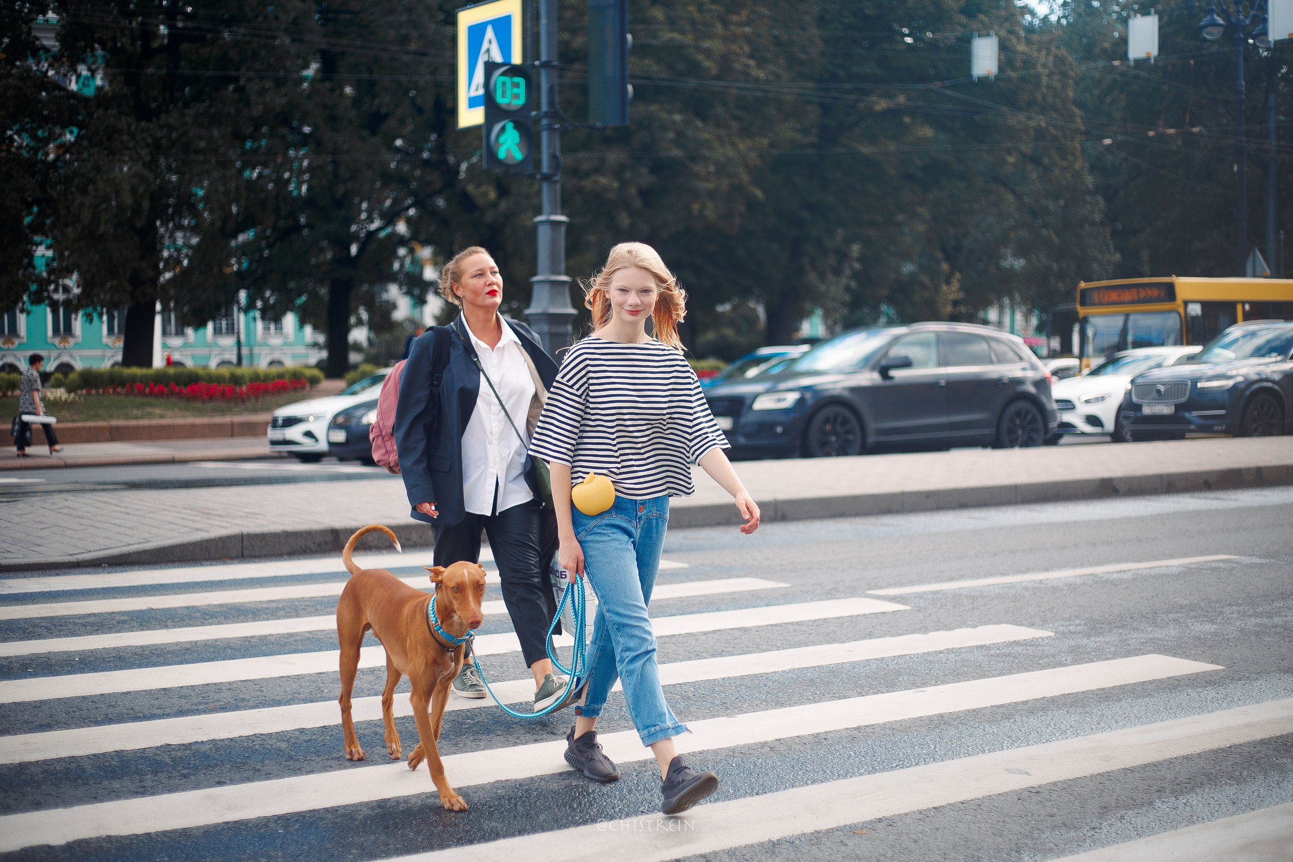 Арина и Гриффин в центре Питера. Фотограф-анималист Наталия Чистюхина в г. Сосновый Бор и ЛО