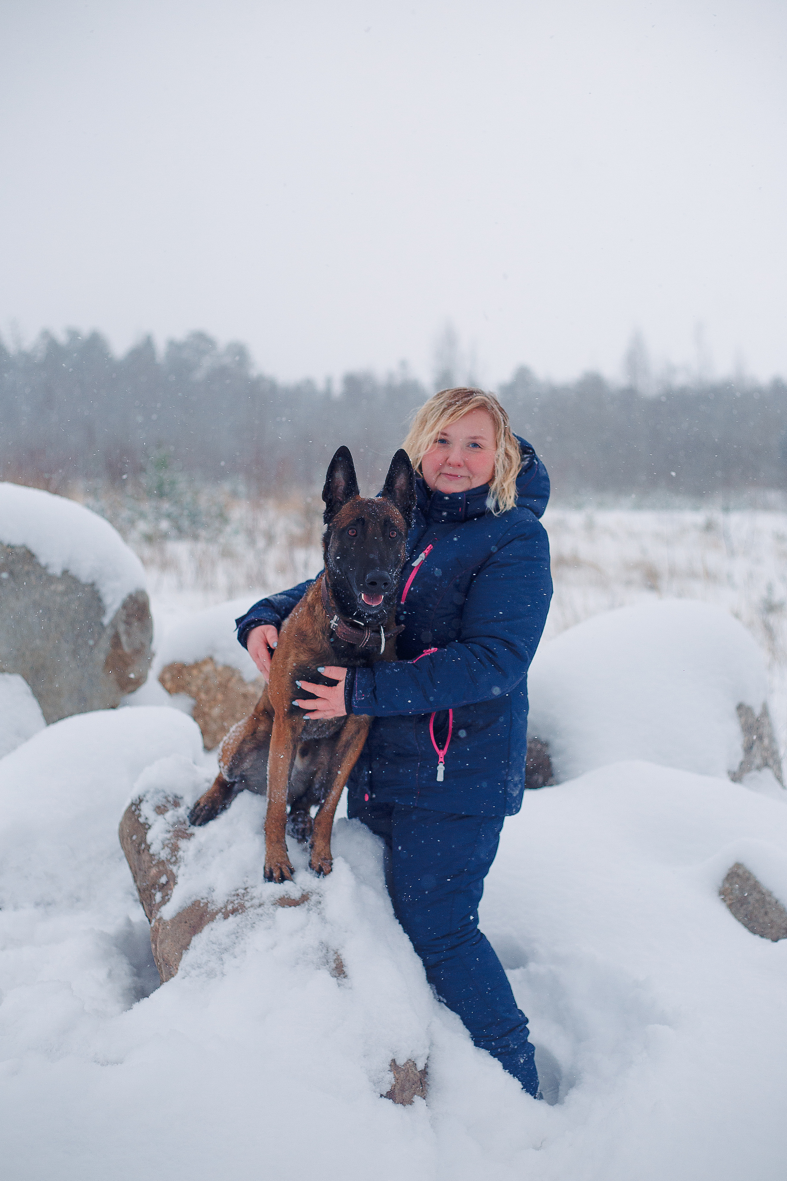 Зима и малинуа. Фотограф-анималист Наталия Чистюхина в г. Сосновый Бор и ЛО