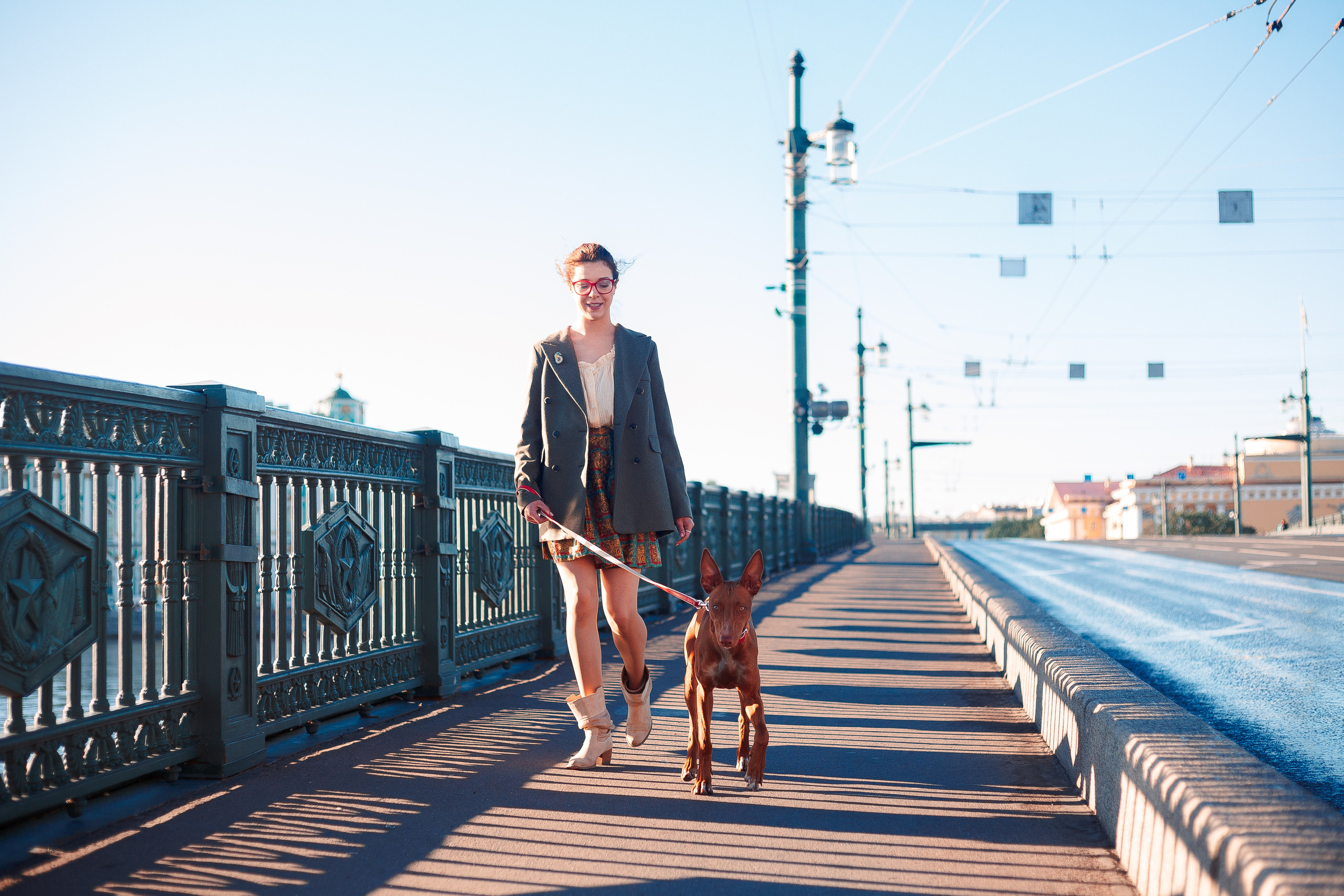 Оля и Шила в центре. Фотограф-анималист Наталия Чистюхина в г. Сосновый Бор и ЛО