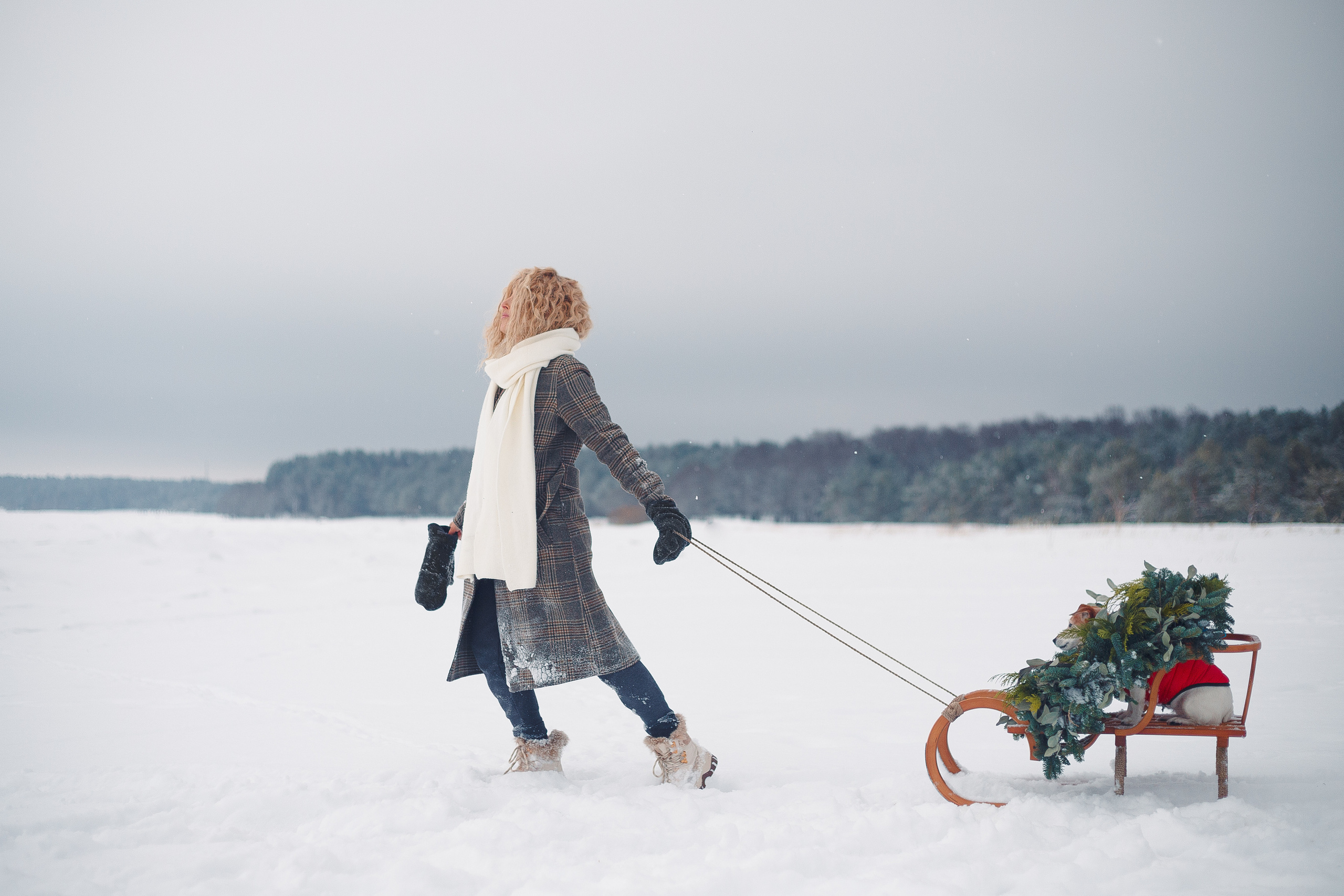 Дана, Варя, Анфиса и Миша в Ручьях. Фотограф-анималист Наталия Чистюхина в г. Сосновый Бор и ЛО