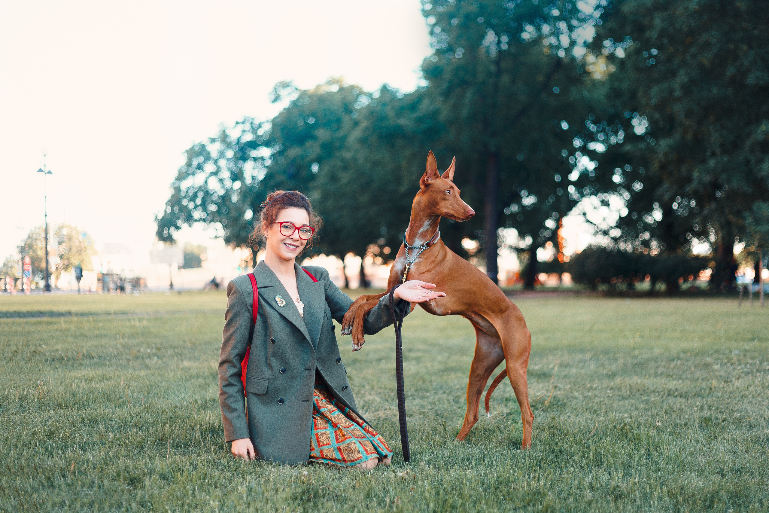 Оля и Шила в центре. Фотограф-анималист Наталия Чистюхина в г. Сосновый Бор и ЛО