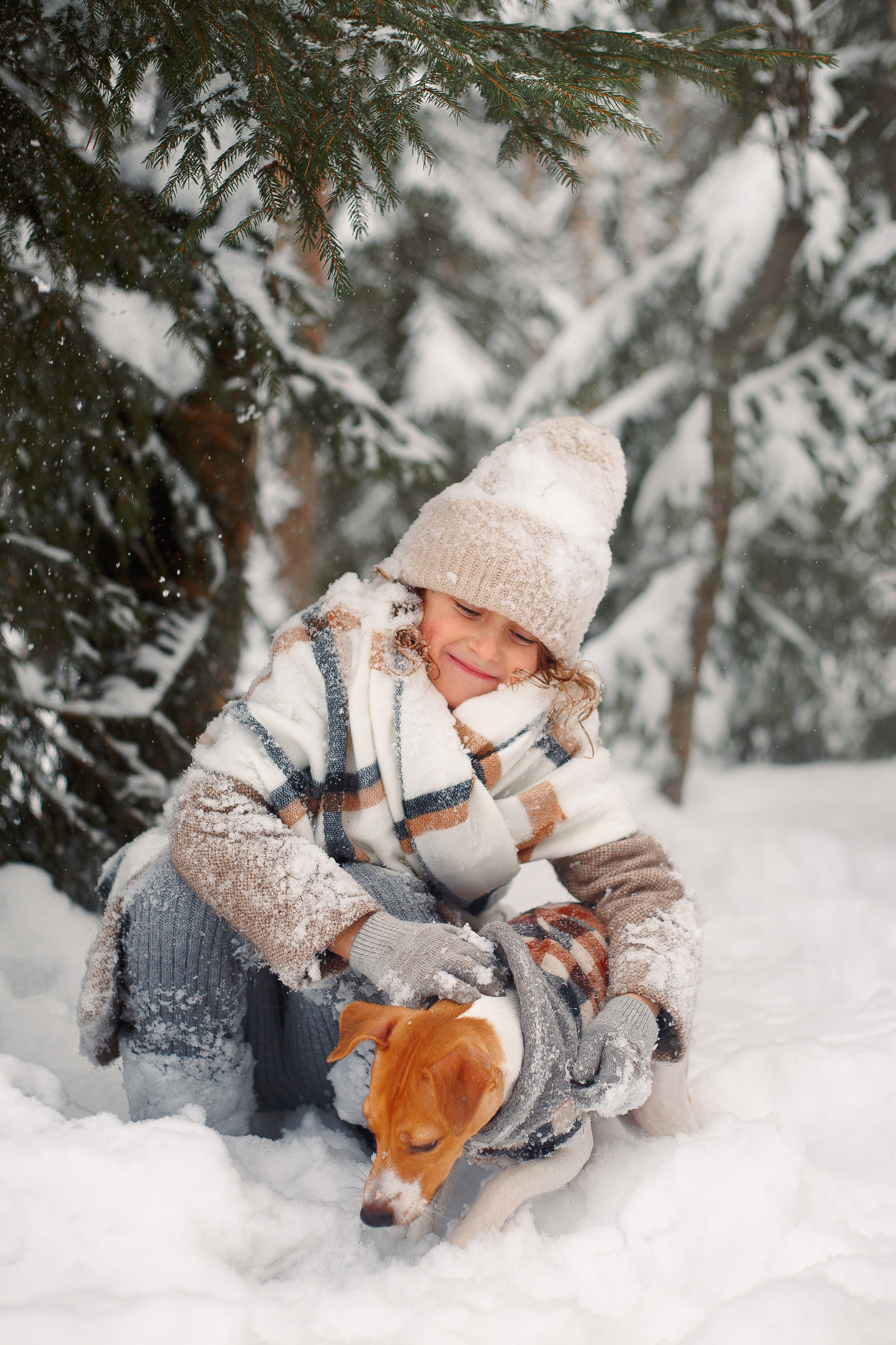 Дана, Варя, Анфиса и Миша в Ручьях. Фотограф-анималист Наталия Чистюхина в г. Сосновый Бор и ЛО