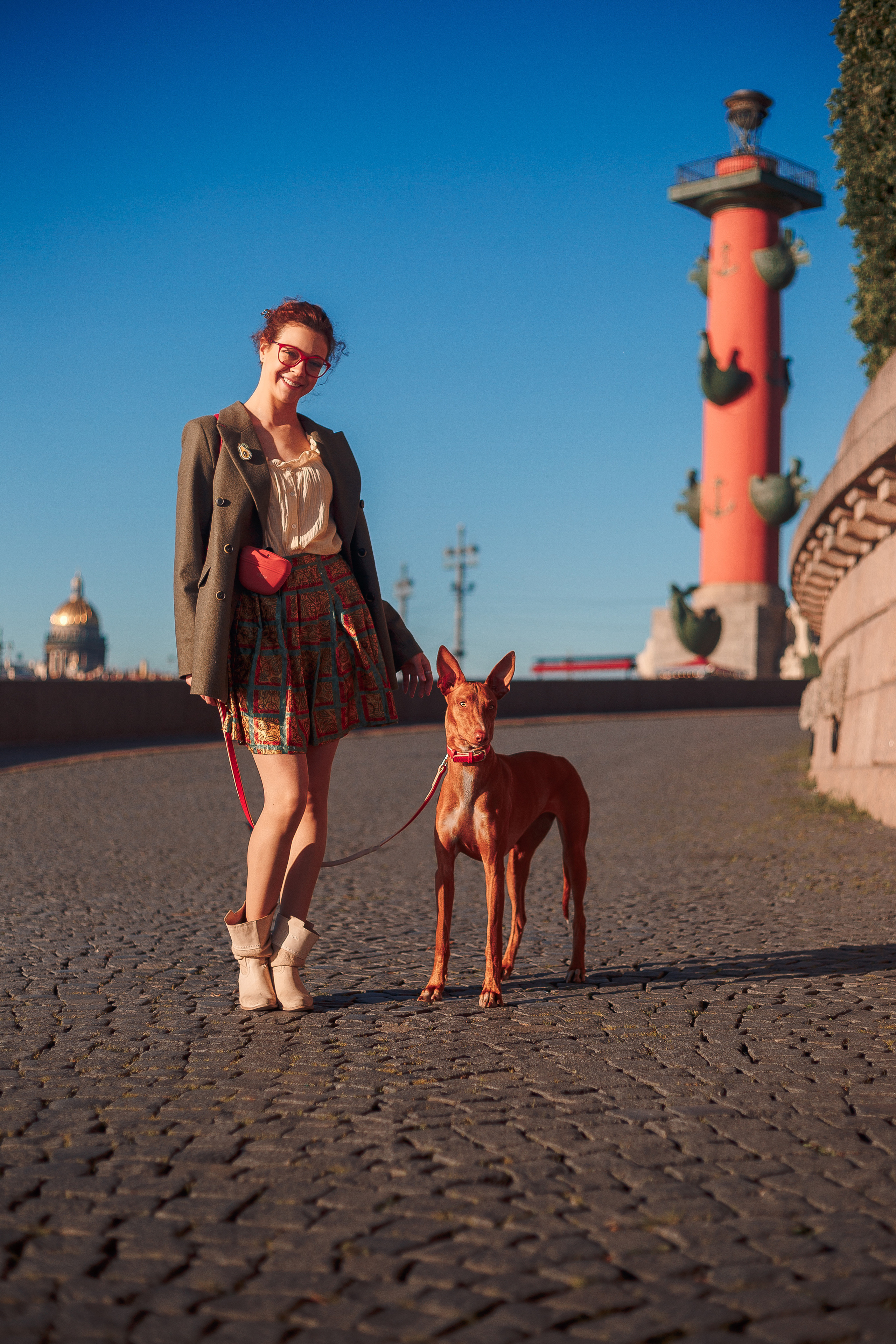 Оля и Шила в центре. Фотограф-анималист Наталия Чистюхина в г. Сосновый Бор и ЛО