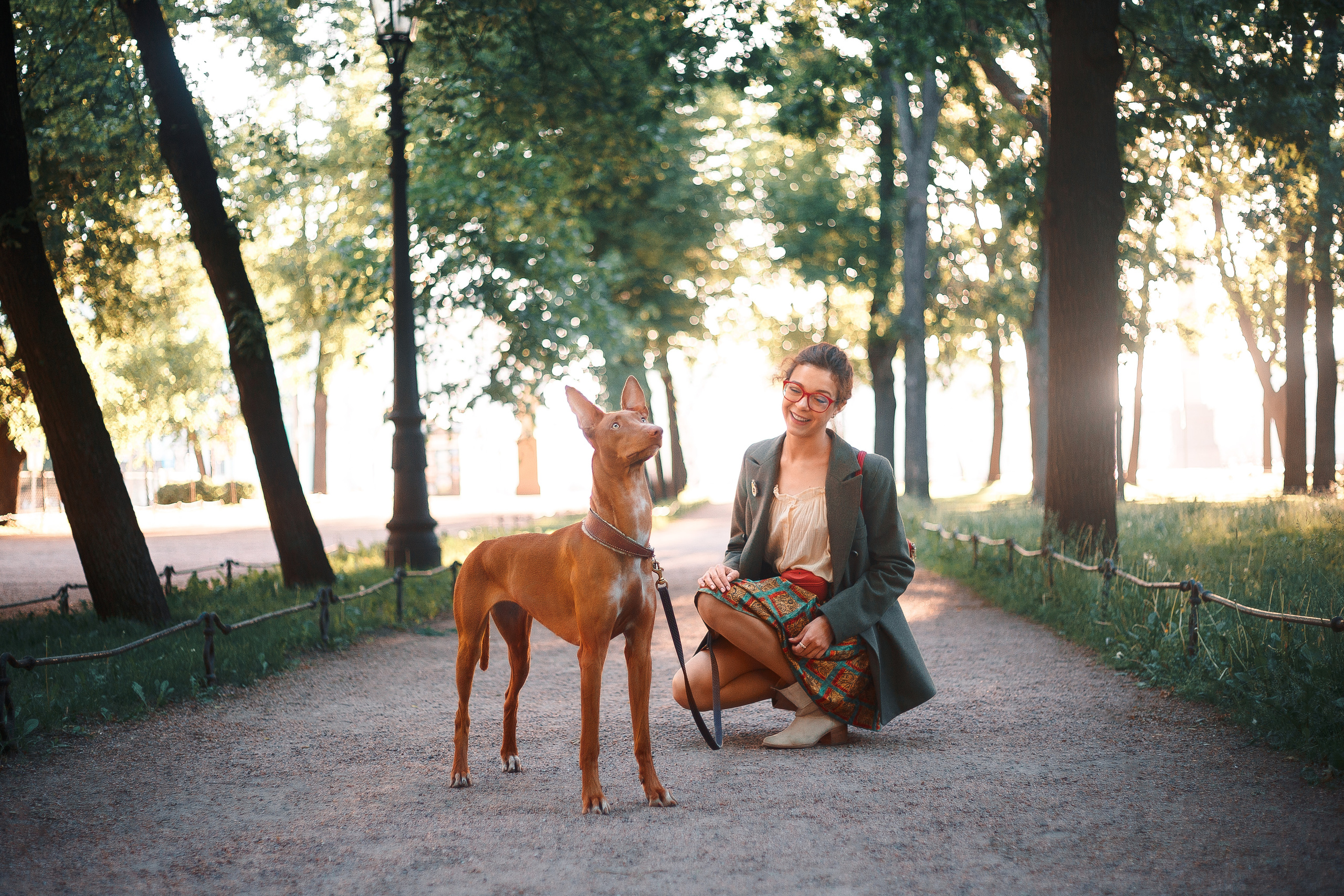 Оля и Шила в центре. Фотограф-анималист Наталия Чистюхина в г. Сосновый Бор и ЛО