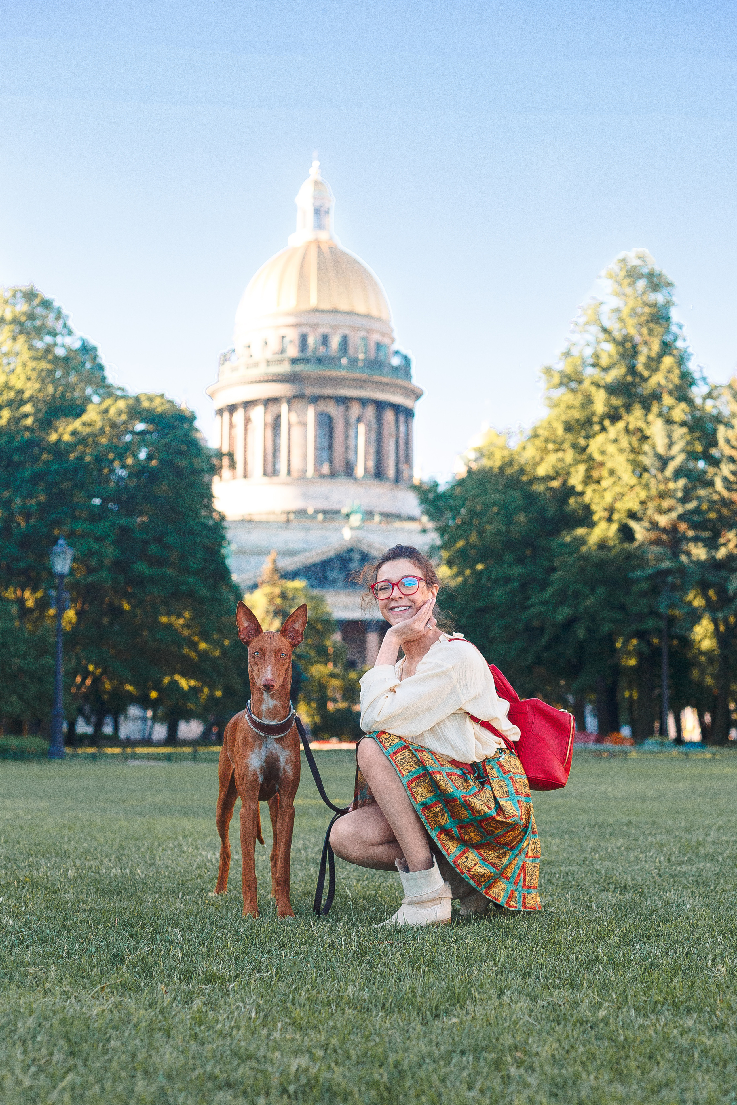 Оля и Шила в центре. Фотограф-анималист Наталия Чистюхина в г. Сосновый Бор и ЛО