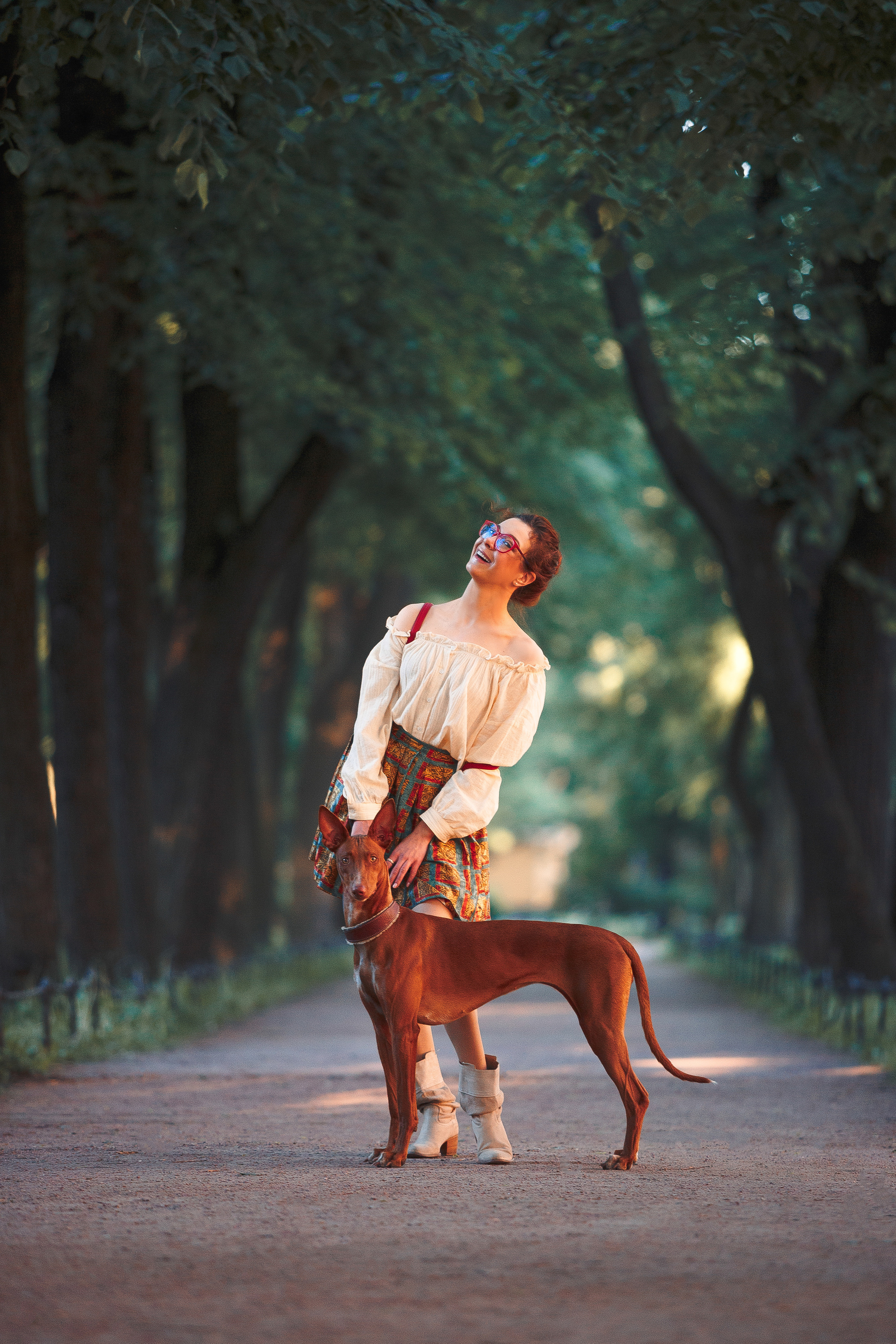 Оля и Шила в центре. Фотограф-анималист Наталия Чистюхина в г. Сосновый Бор и ЛО