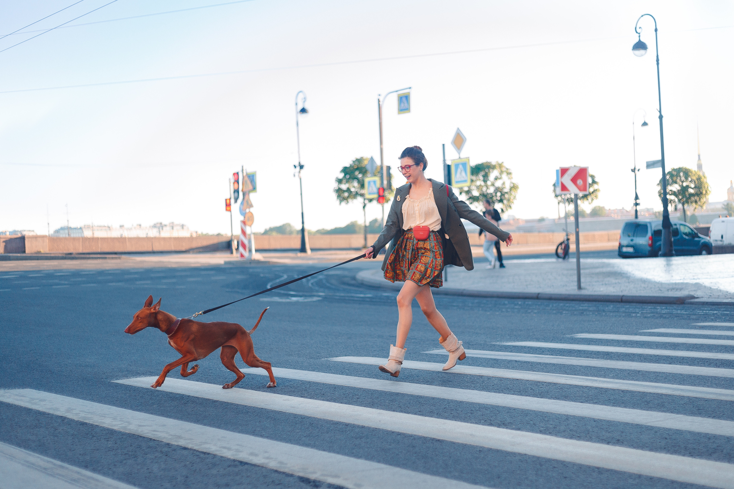 Оля и Шила в центре. Фотограф-анималист Наталия Чистюхина в г. Сосновый Бор и ЛО
