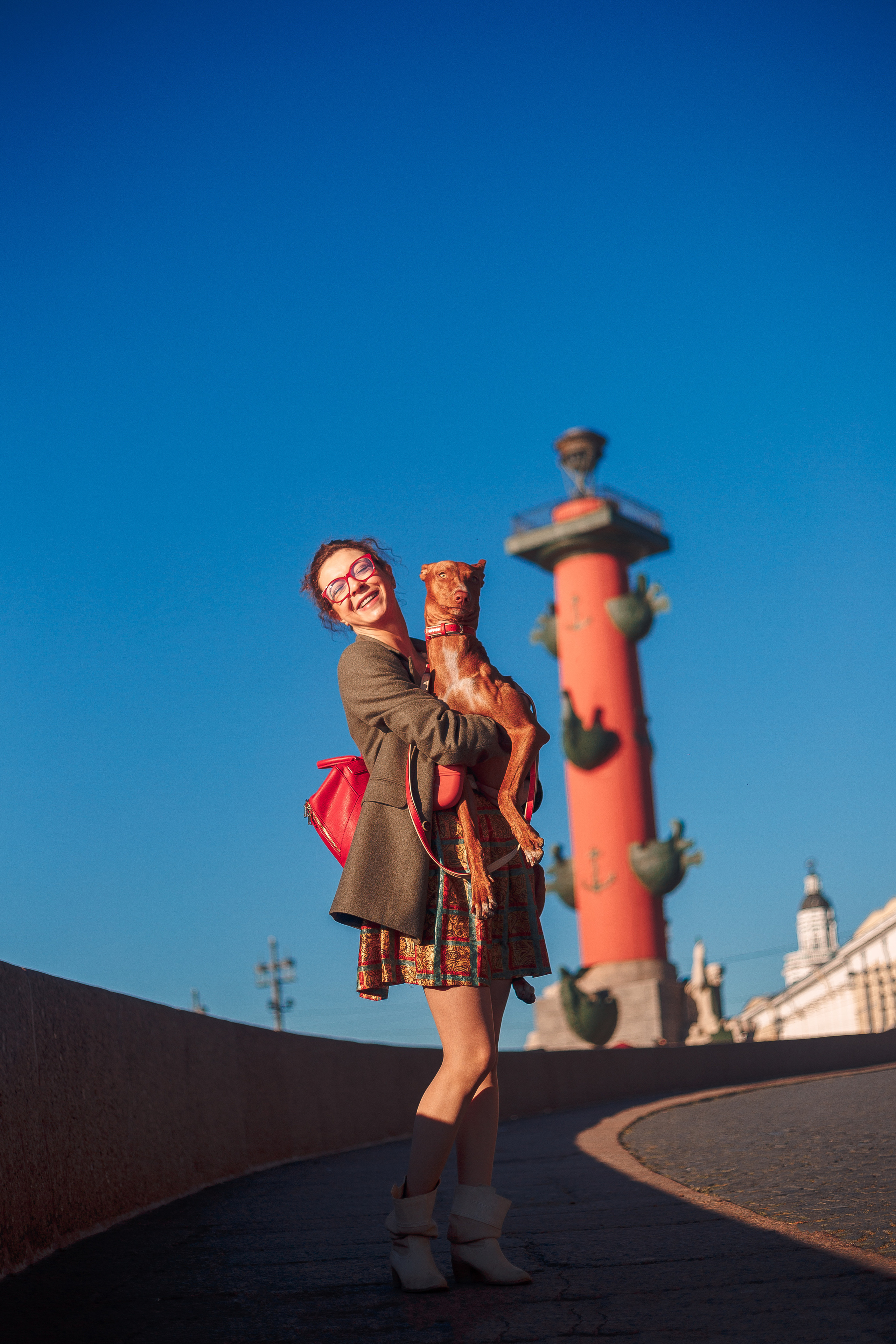 Оля и Шила в центре. Фотограф-анималист Наталия Чистюхина в г. Сосновый Бор и ЛО