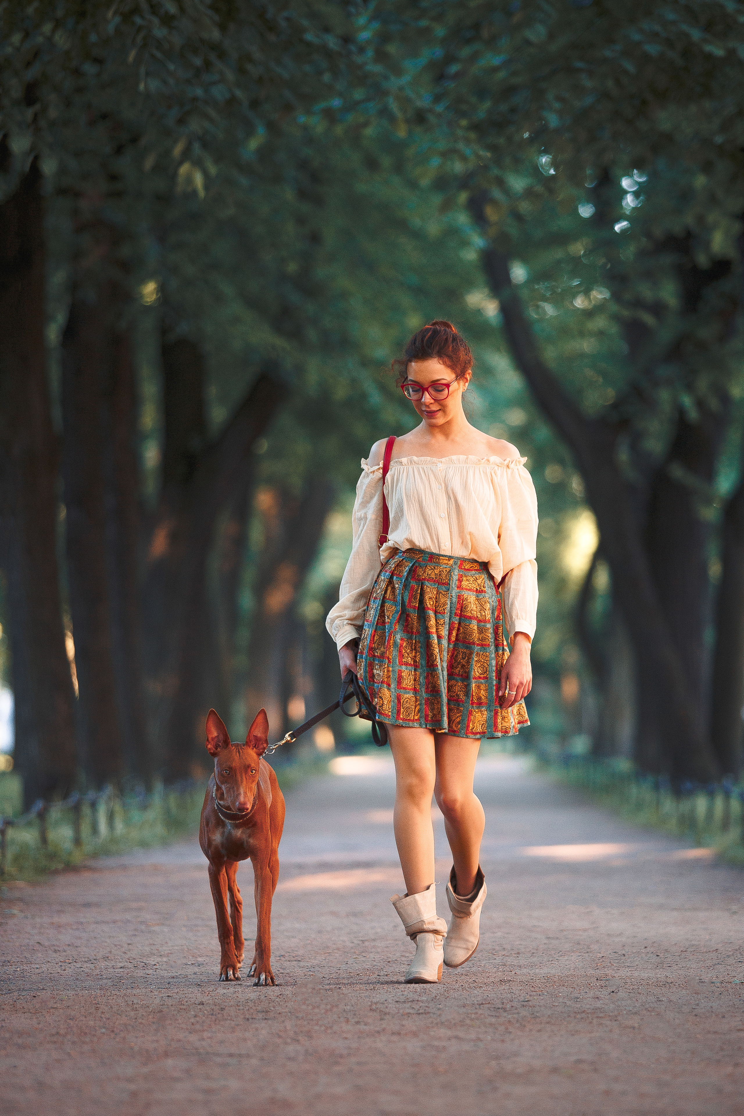 Оля и Шила в центре. Фотограф-анималист Наталия Чистюхина в г. Сосновый Бор и ЛО
