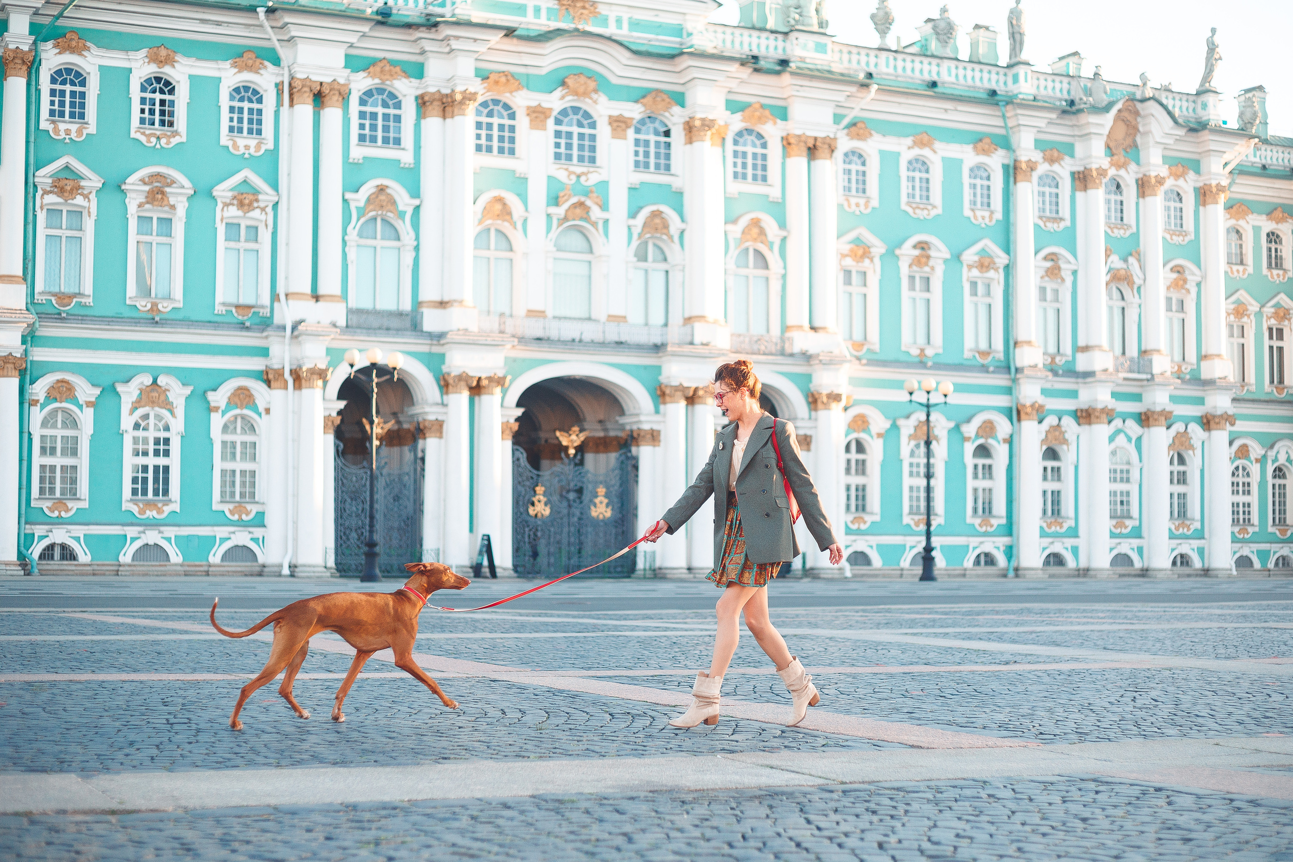 Оля и Шила в центре. Фотограф-анималист Наталия Чистюхина в г. Сосновый Бор и ЛО