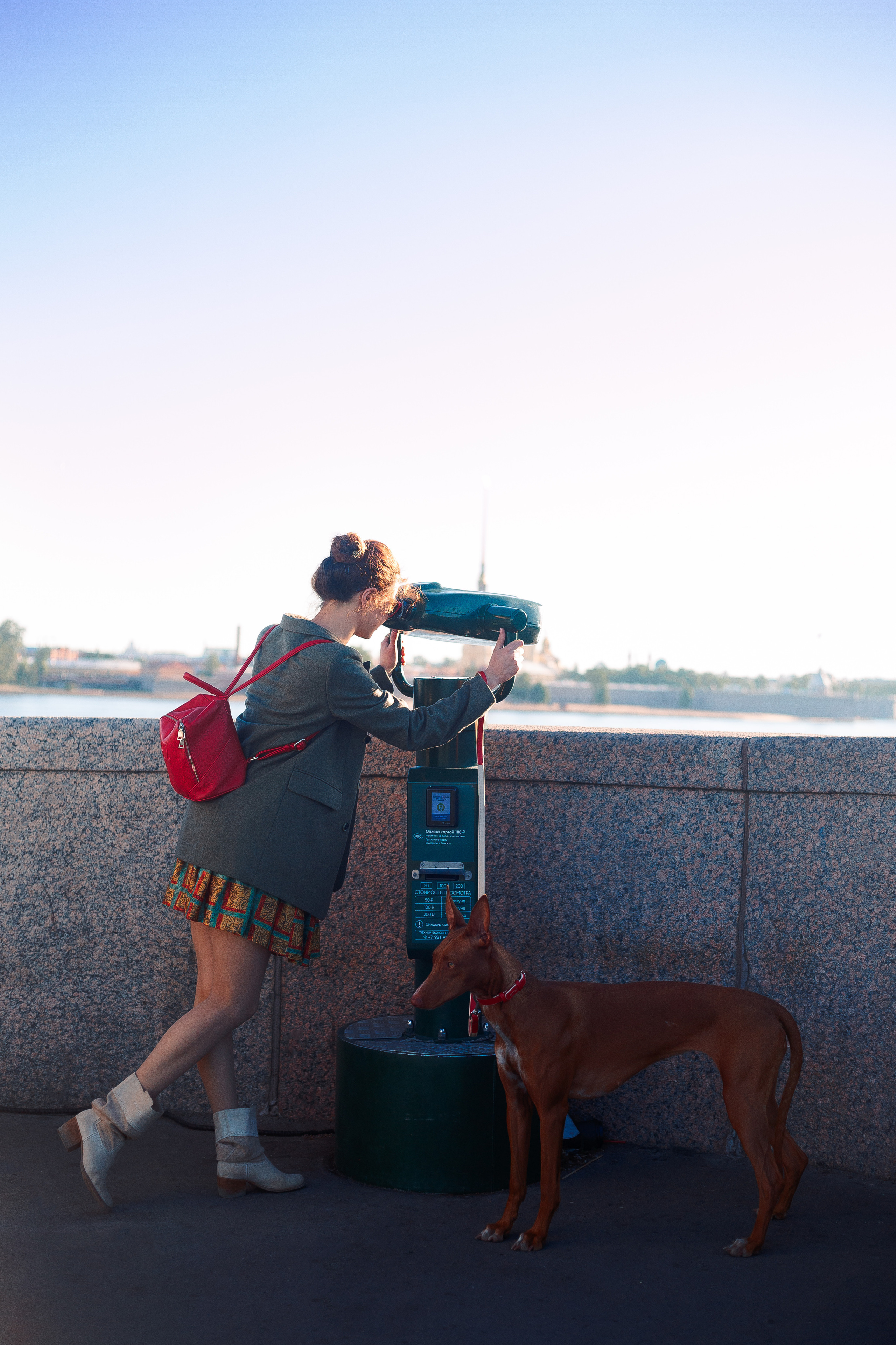 Оля и Шила в центре. Фотограф-анималист Наталия Чистюхина в г. Сосновый Бор и ЛО