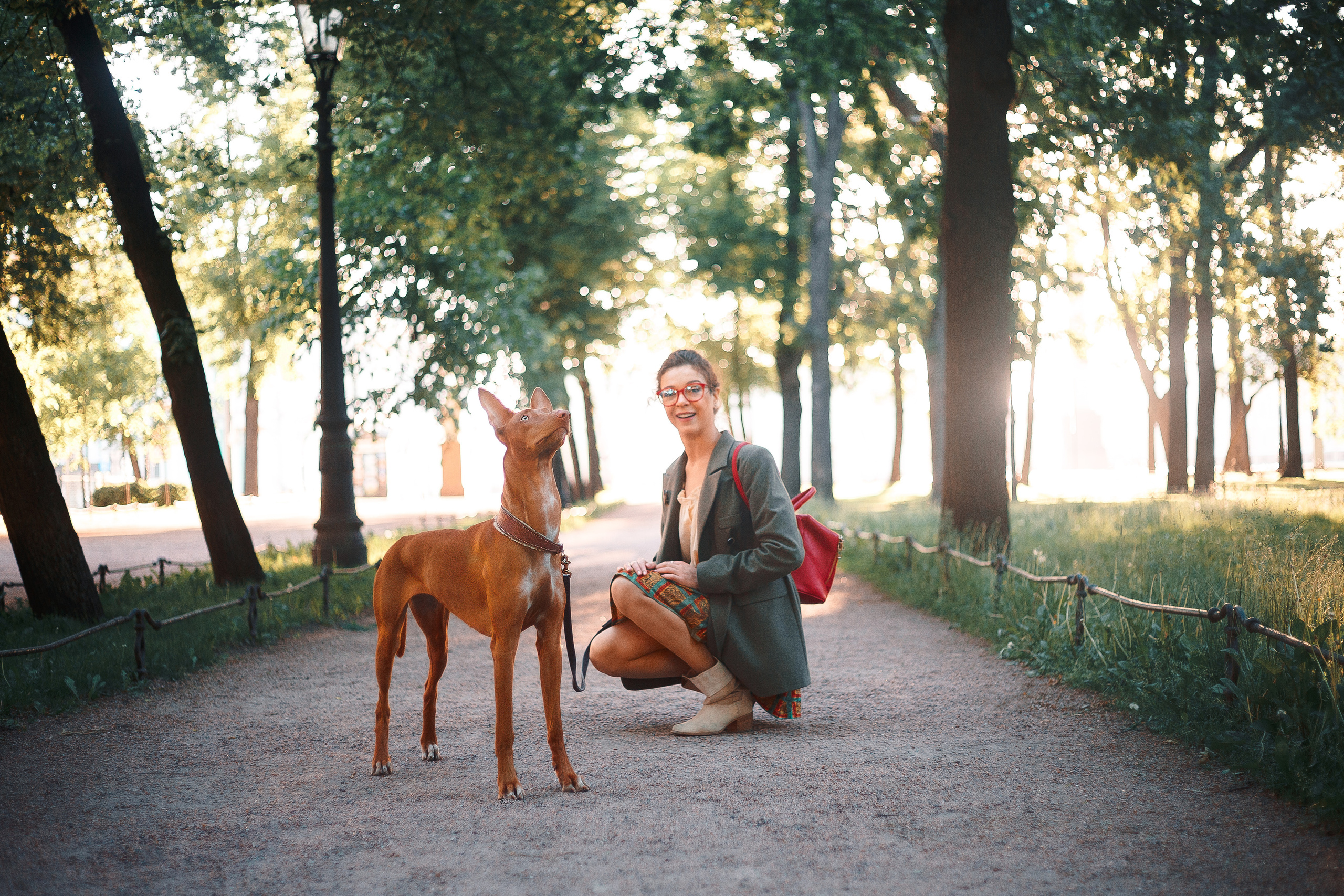 Оля и Шила в центре. Фотограф-анималист Наталия Чистюхина в г. Сосновый Бор и ЛО