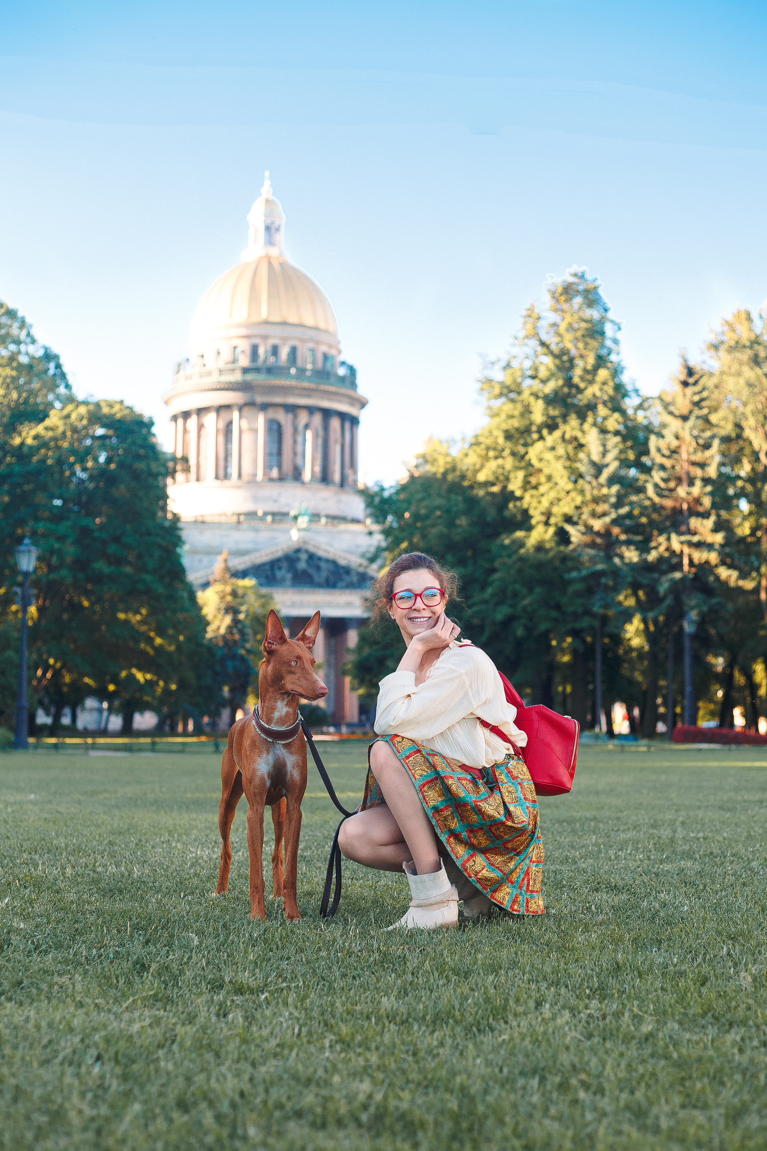 Оля и Шила в центре. Фотограф-анималист Наталия Чистюхина в г. Сосновый Бор и ЛО