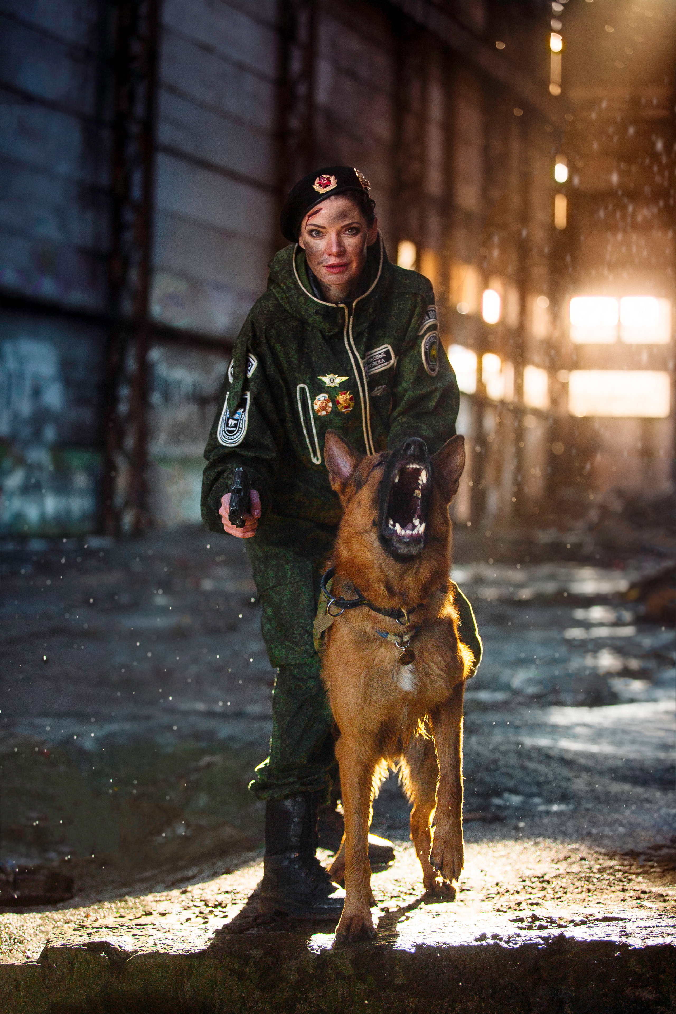 Боевая овчарка Рейн. Фотограф-анималист Наталия Чистюхина в г. Сосновый Бор и ЛО